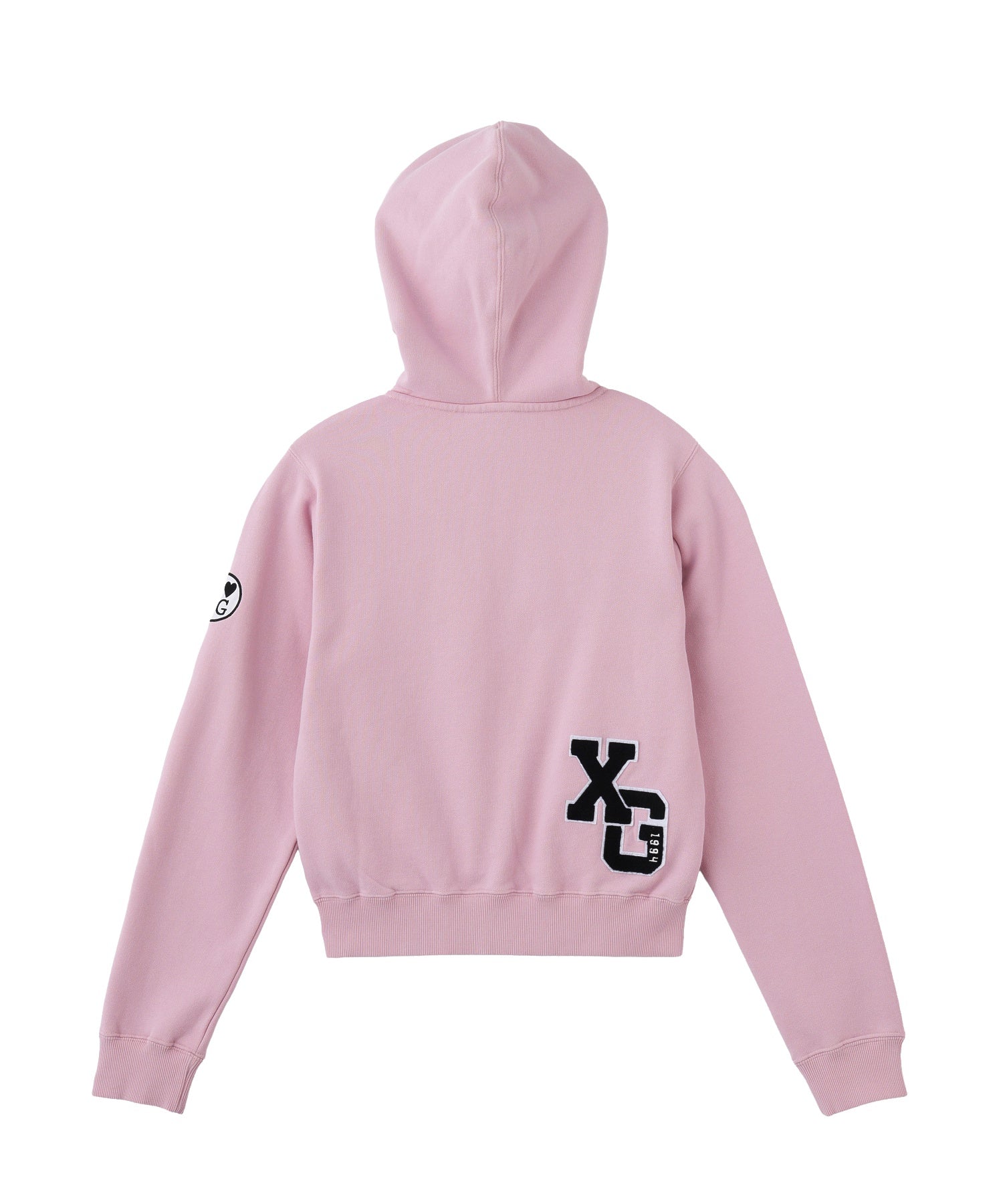 X-girl PATCHES COMPACT ZIP UP SWEAT HOODIE