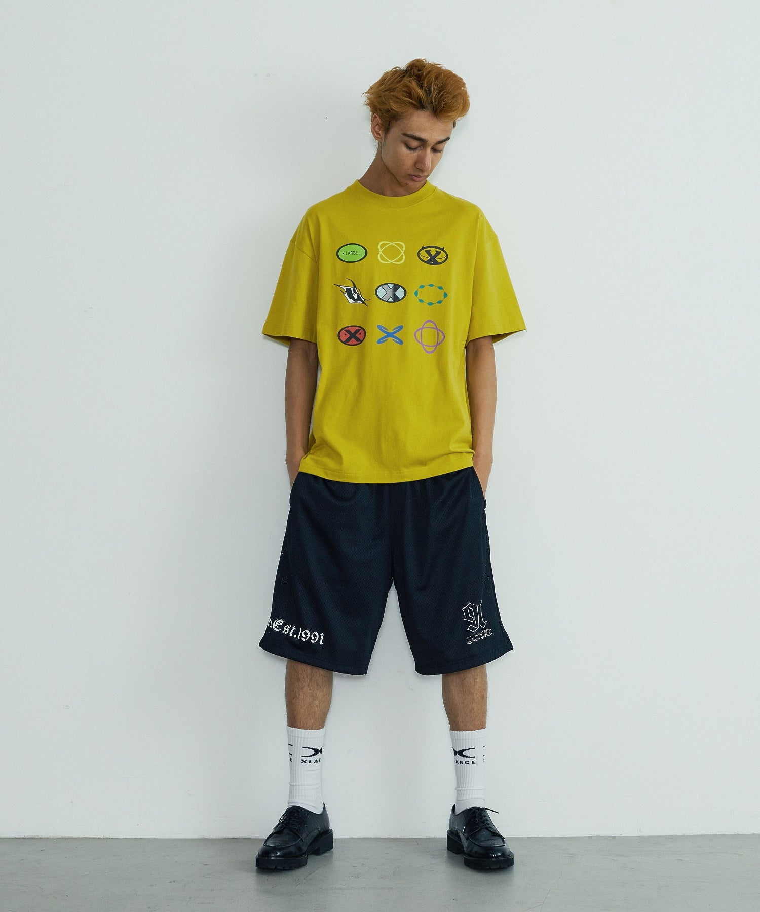 OLD ENGLISH MESH SHORTS