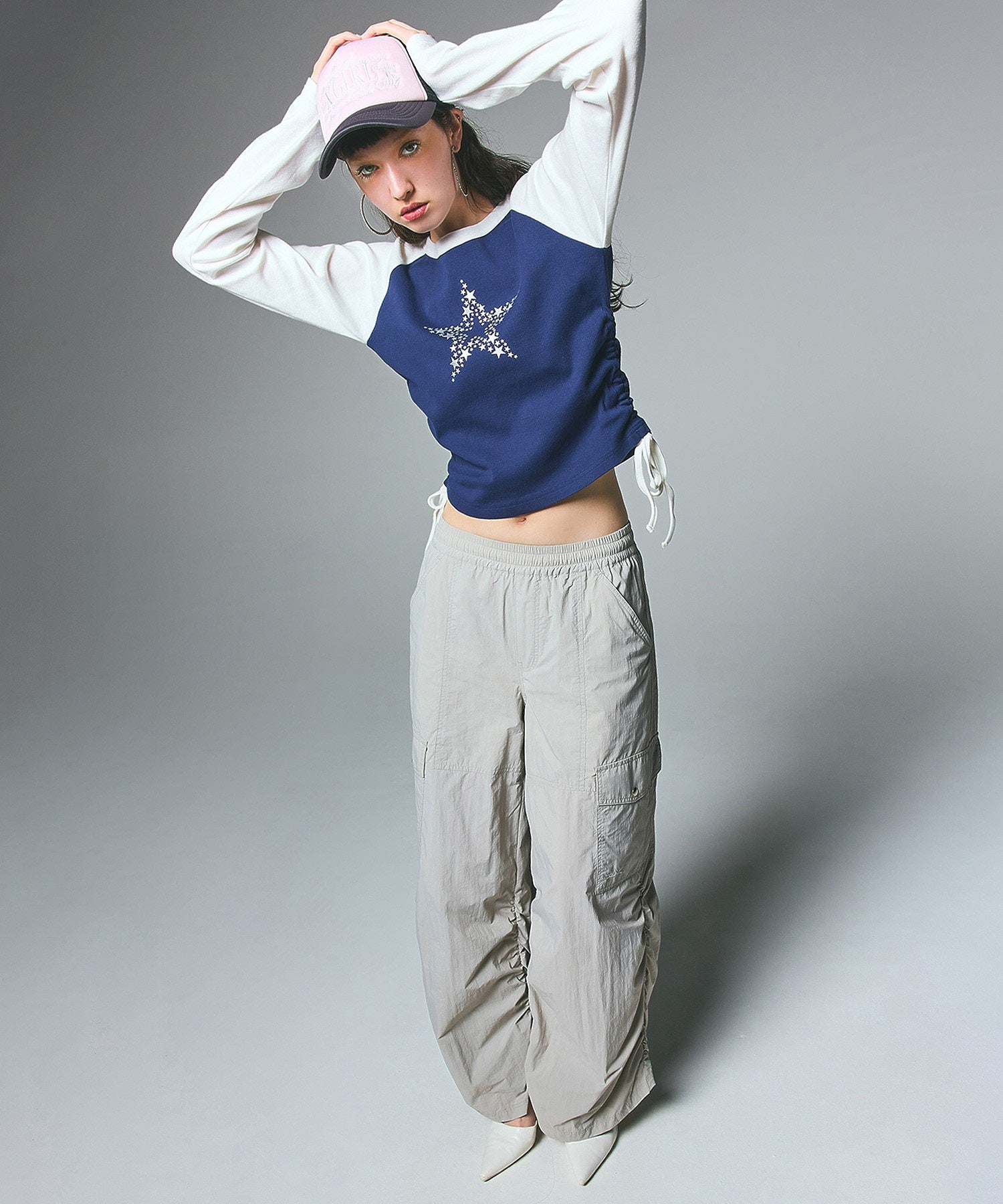 VOLUME HEM LOOSE EASY PANTS