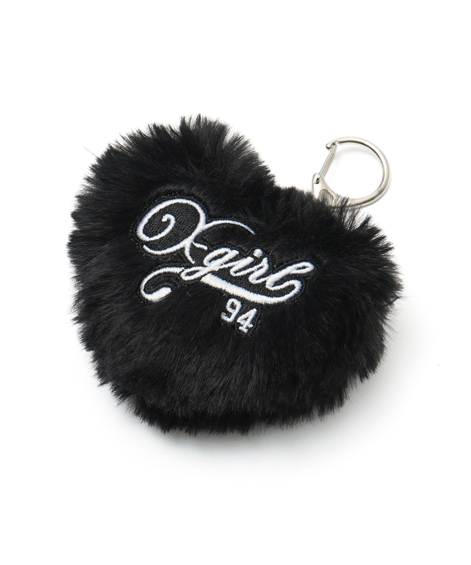 PADDED HEART KEY CHARM