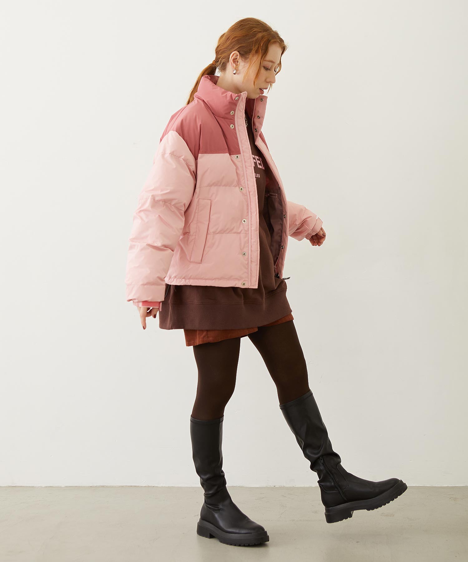 BAR PATCH PUFFER JACKET