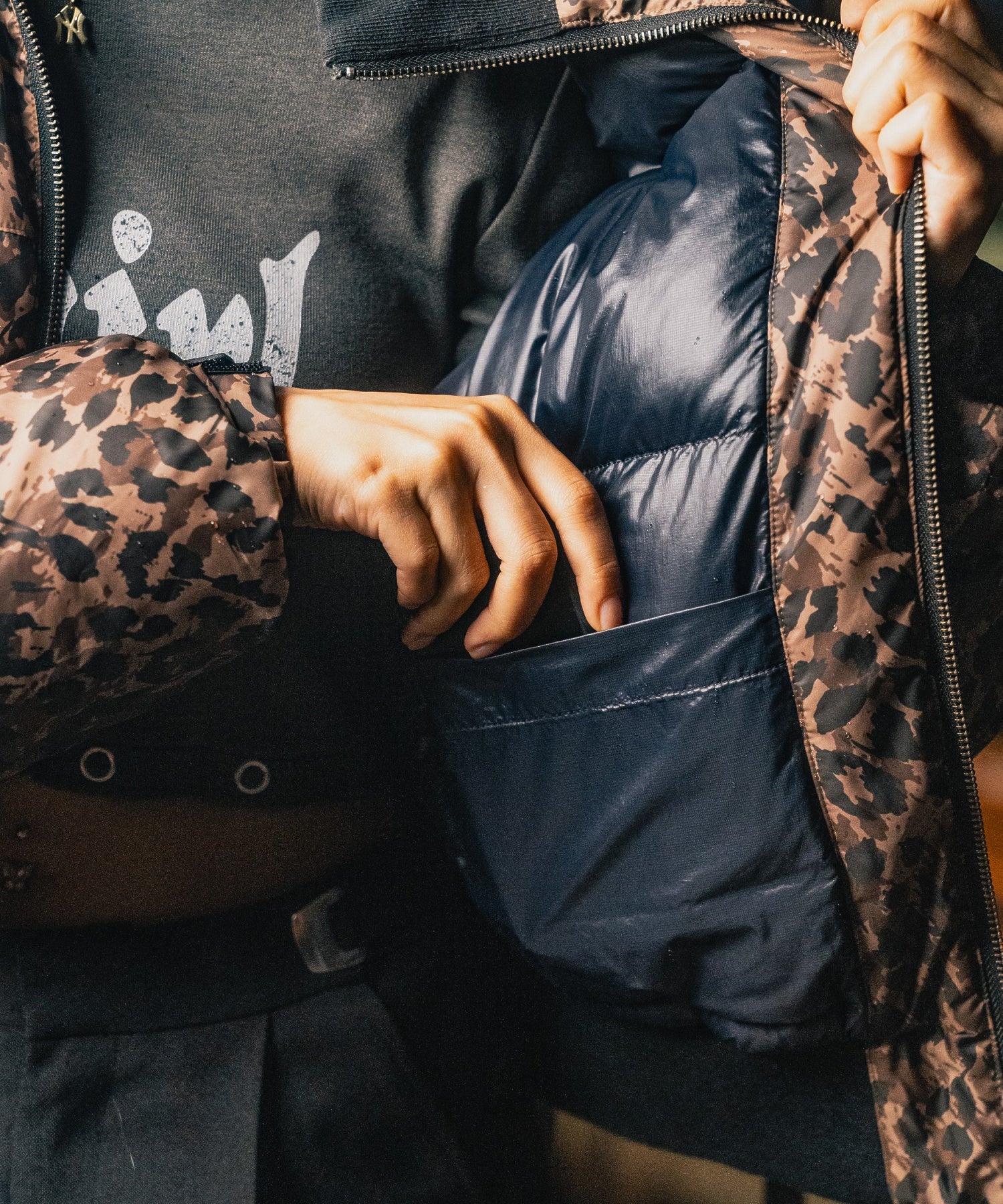 X-girl × NANGA PUFFER JACKET
