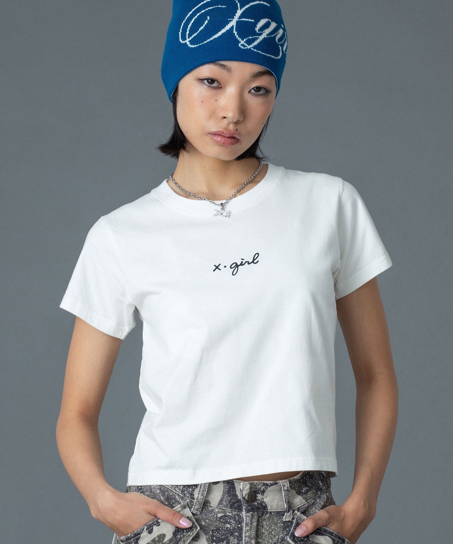 CURSIVE LOGO S/S BABY TEE