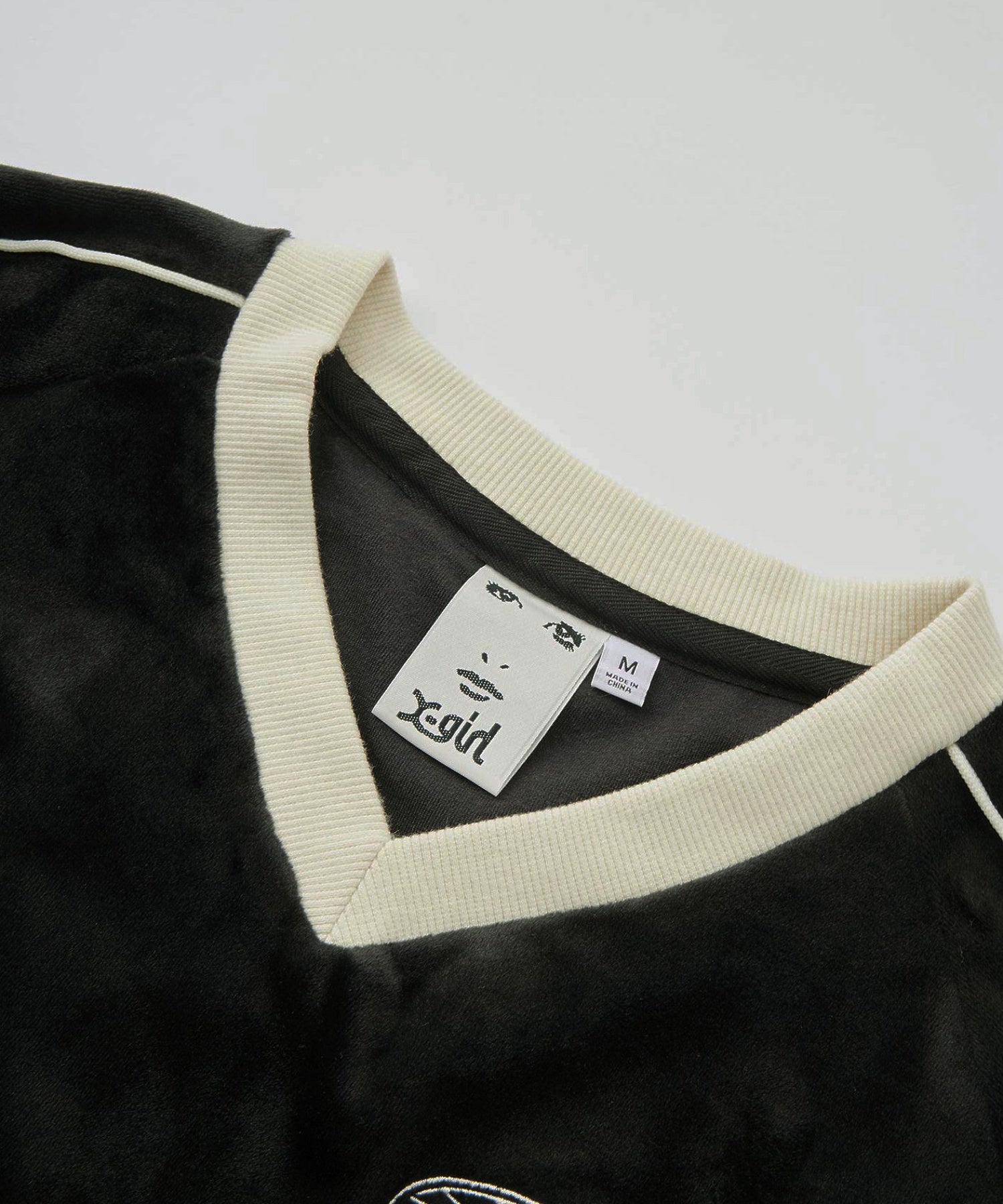 VELOUR GAME SHIRT DRESS