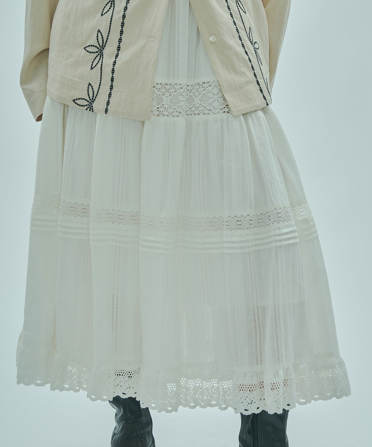 mag.by c/FRILL TIERED SKIRT