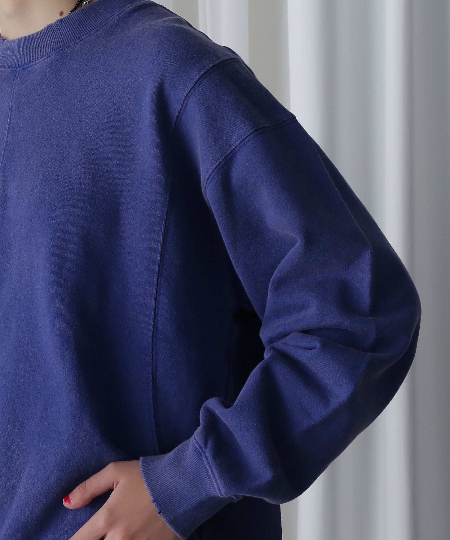 【WEB・一部店舗限定】スプレーブリーチパネルスウェット