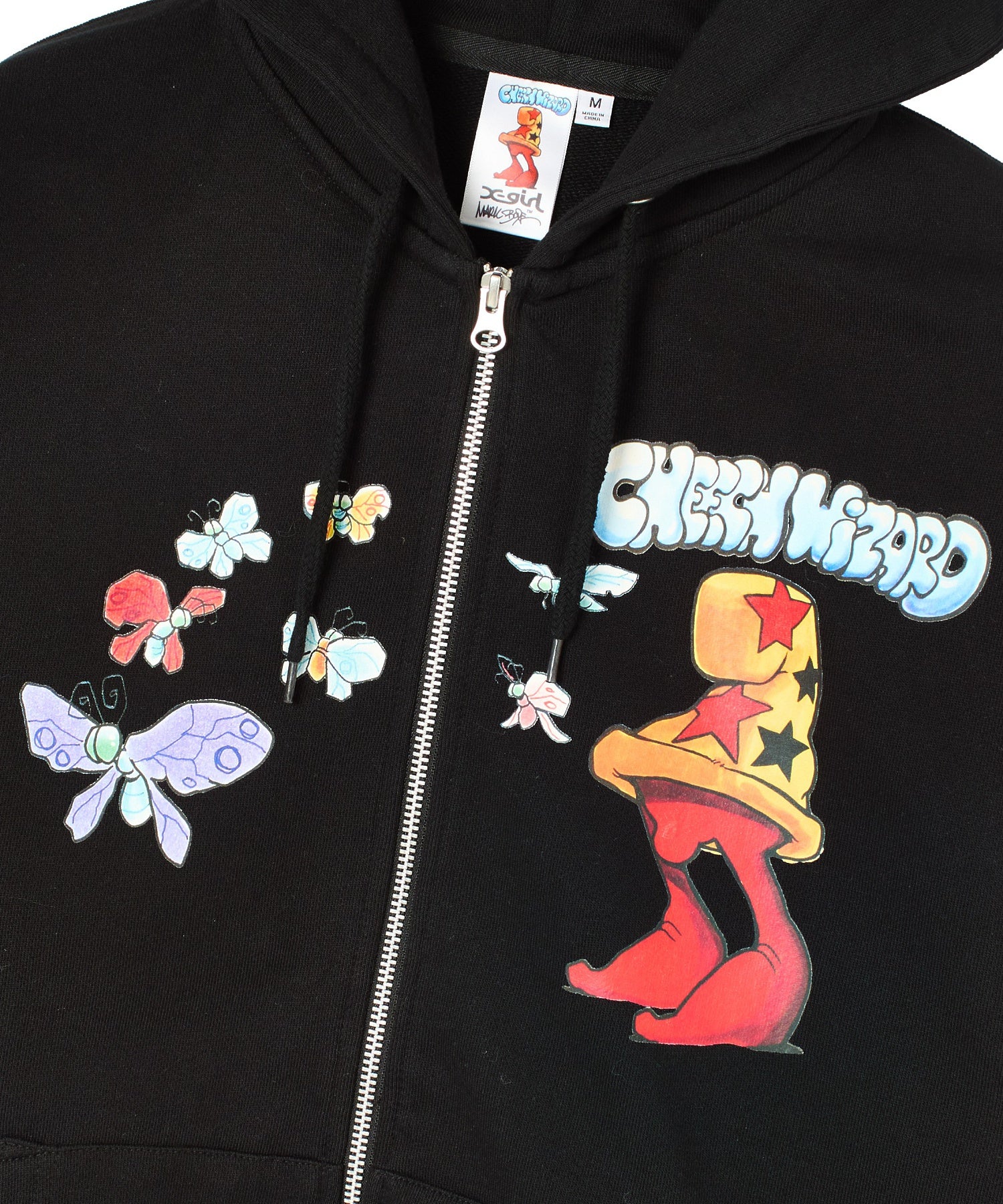X-girl × Mark Bode ZIP UP SWEAT HOODIE