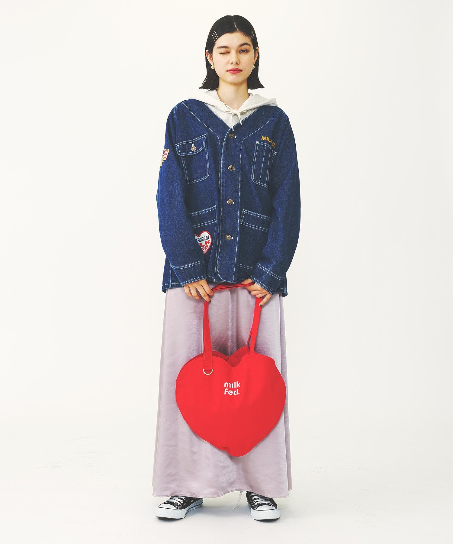 HEART SHAPED TOTE BAG