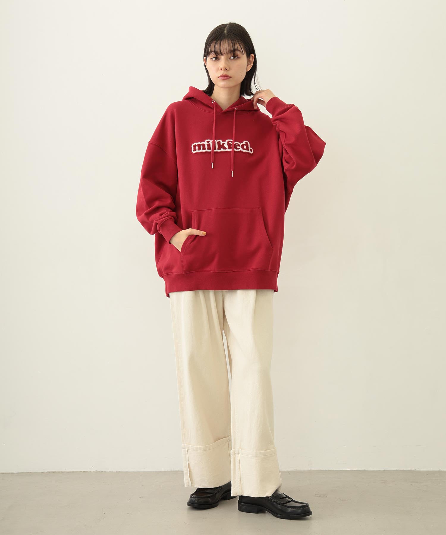 COOPER LOGO WIDE SWEAT HOODIE
