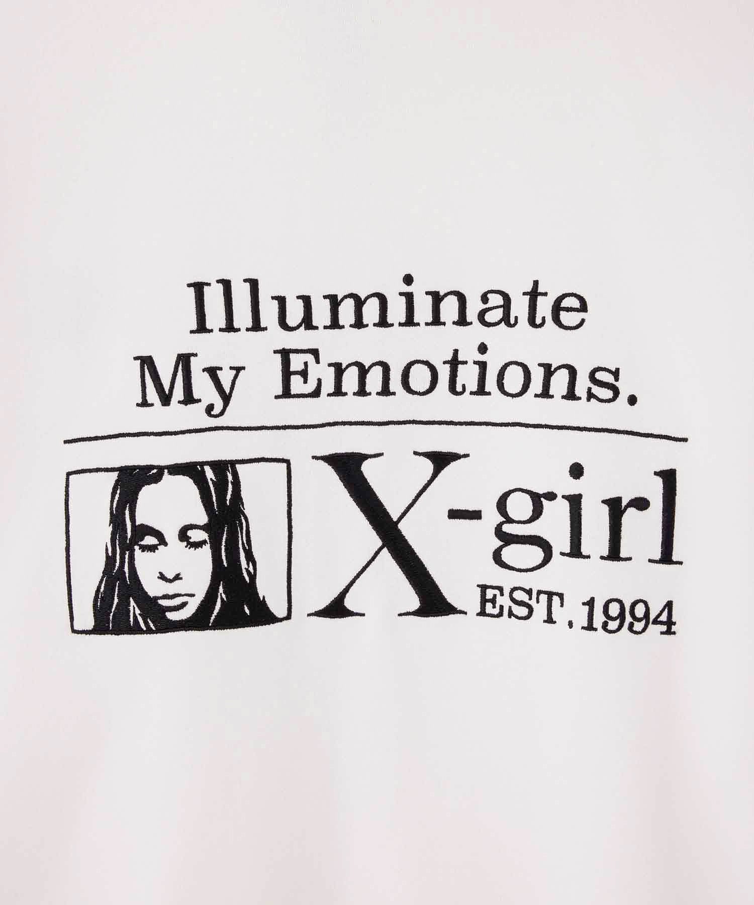 MY EMOTIONS ZIP UP SWEAT HOODIE X-girl