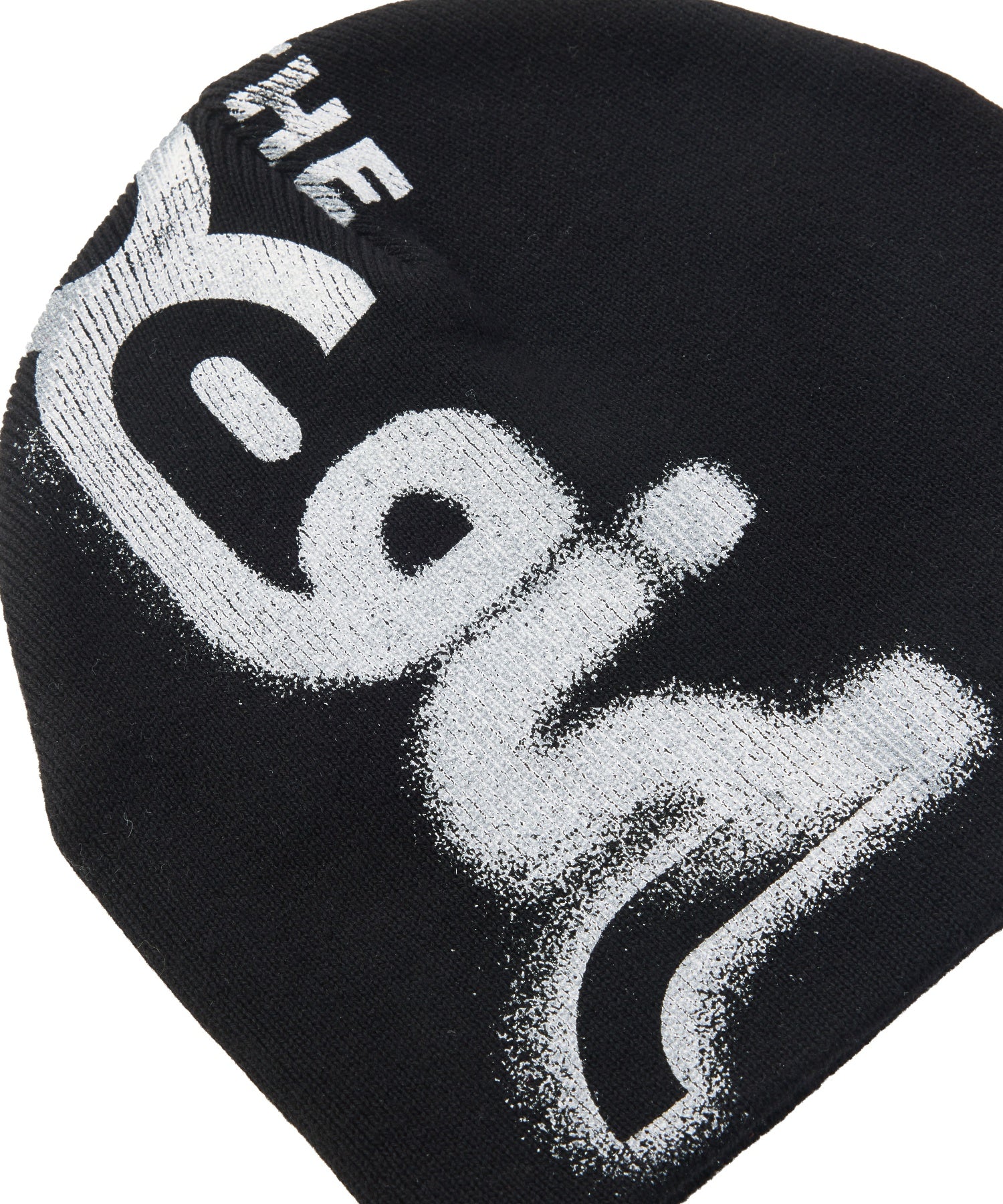 HEAVY DISTRESSED LOGO BEANIE