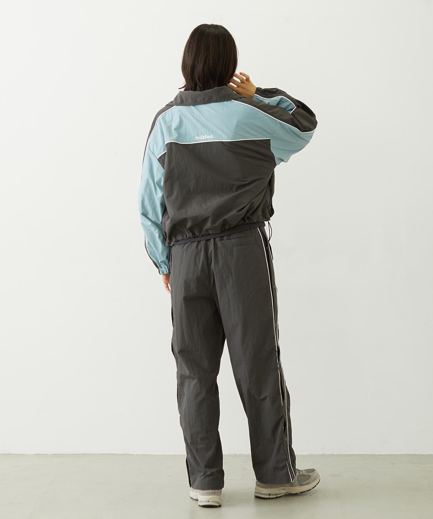 CUTOUT LOGO TRACK JACKET