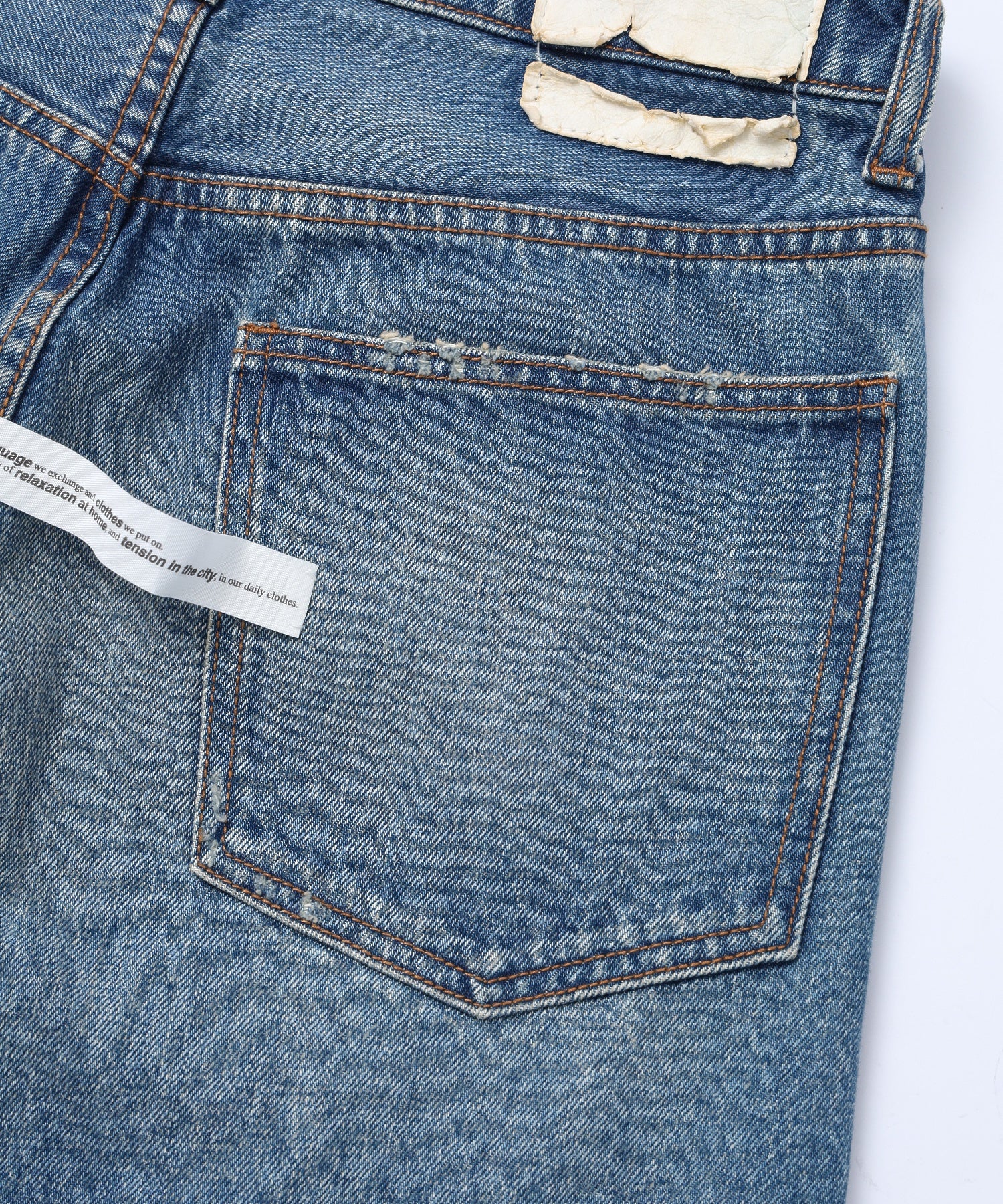 SEMOH/セモー/Test Print Denim Pants Lui Araki SA16-8-02