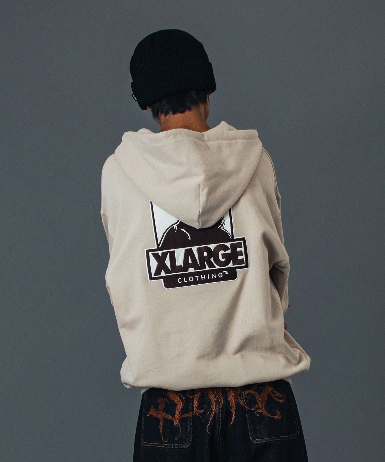 OG BOX ZIP UP HOODED SWEATSHIRT