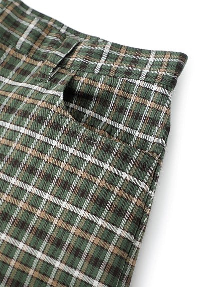 CLASSIC COLOR PLAID FLARE PANTS X-girl