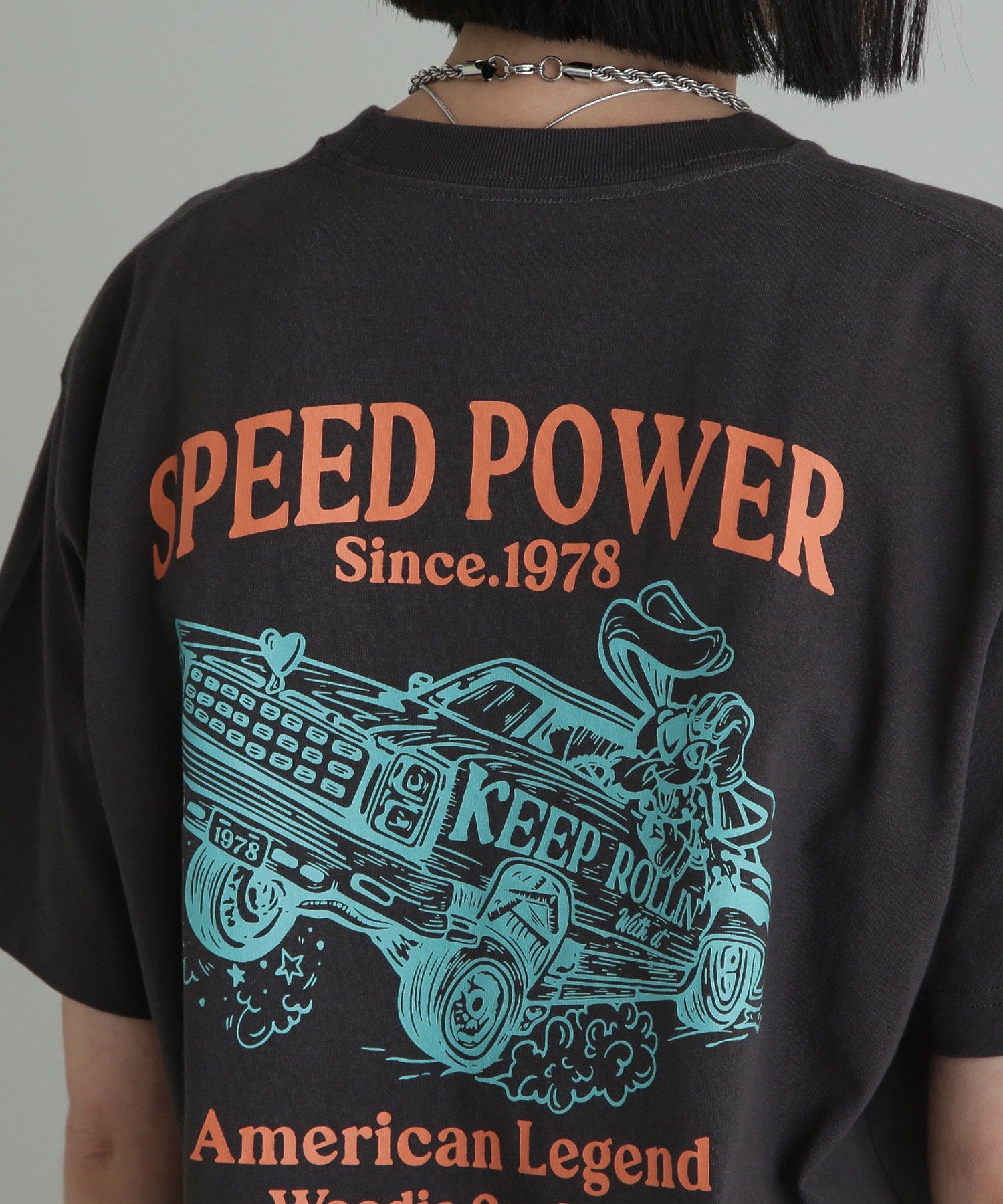 【WEB・一部店舗限定】クラシックカーイラストTシャツ