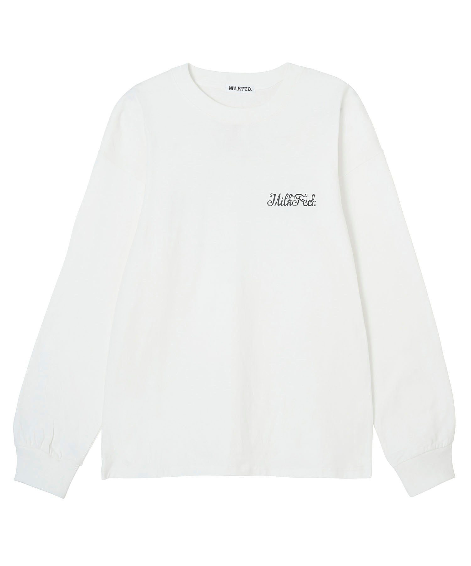 CURL LOGO WIDE L/S TEE MILKFED.