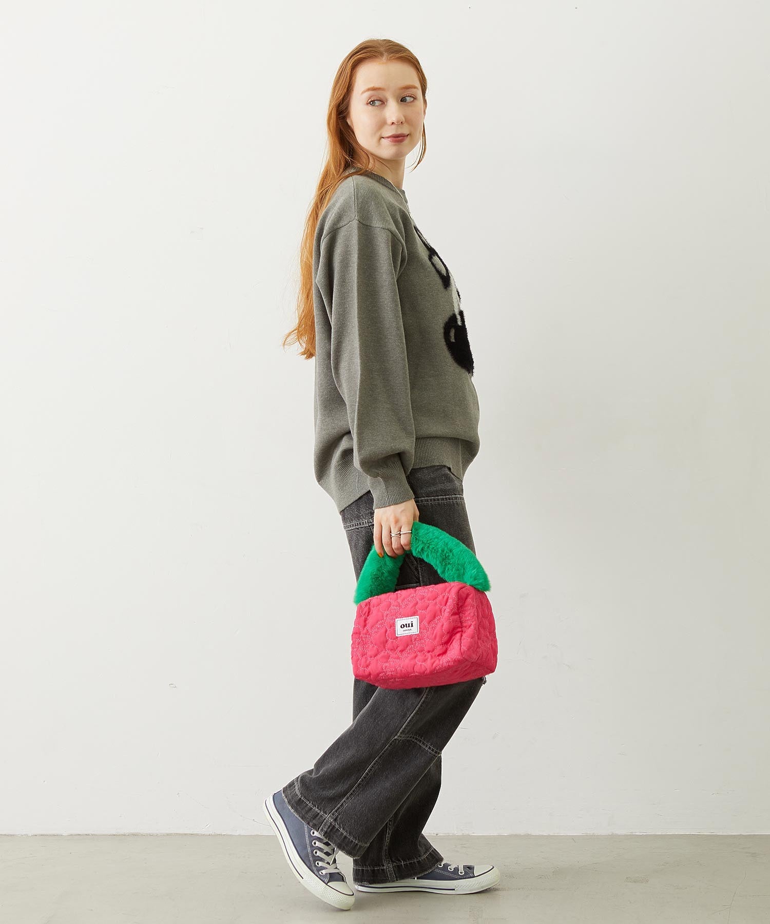 CHERRY LOGO KNIT TOP