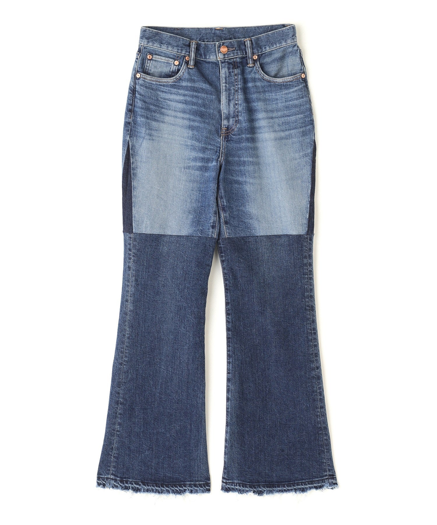 AUTHEN/CIRCULAR DENIM FLARE LEG REBUILD