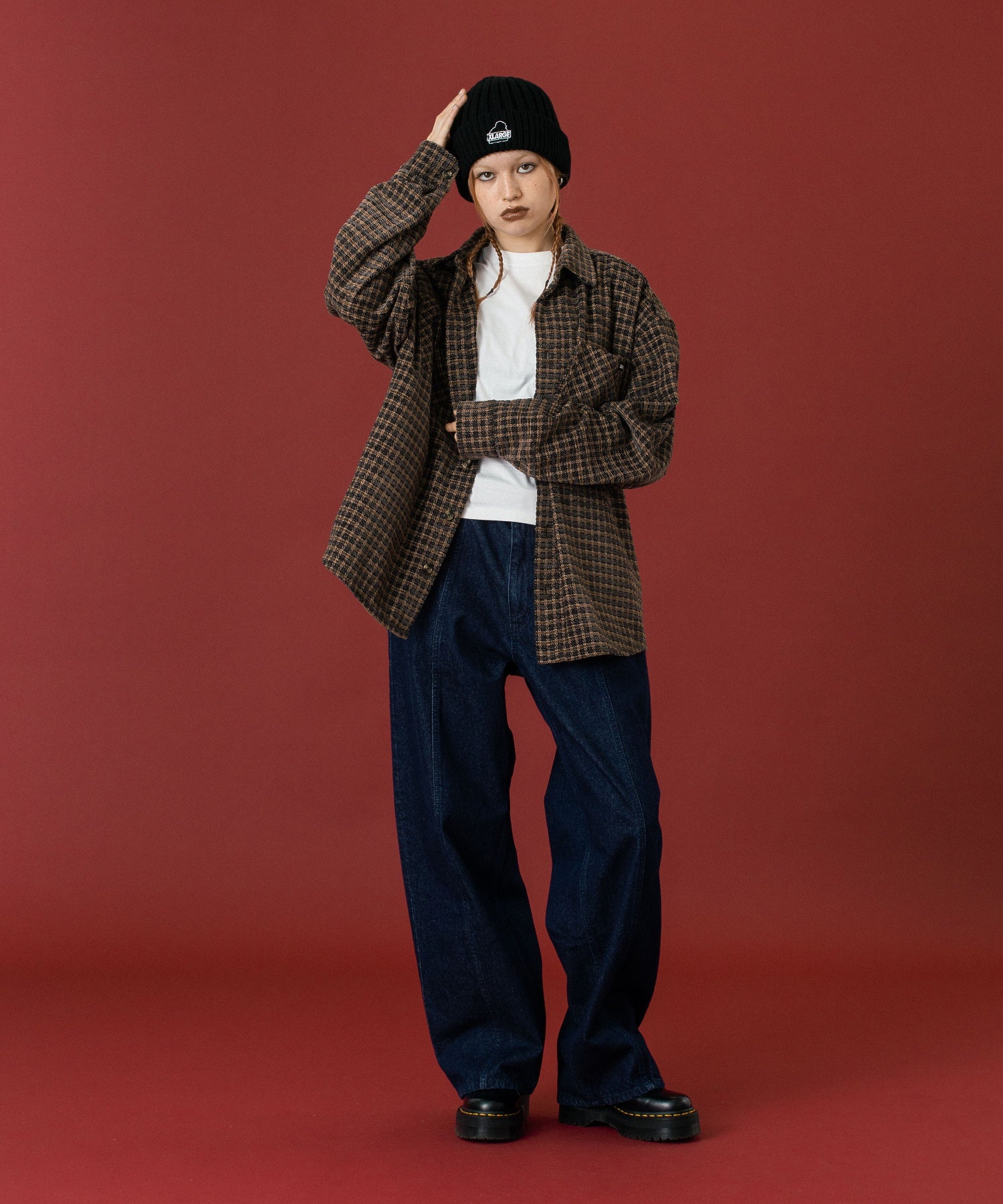 SLANTED OG RIB KNIT CAP