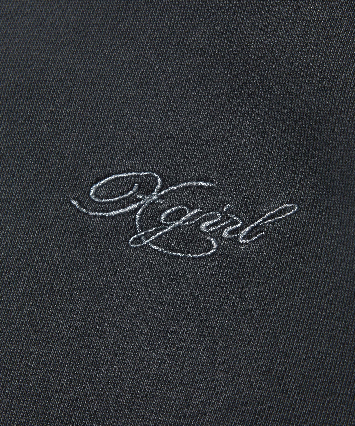 PIGMENT DYED FACE PATCH AND LOGO CREWNECK SWEATSHIRT