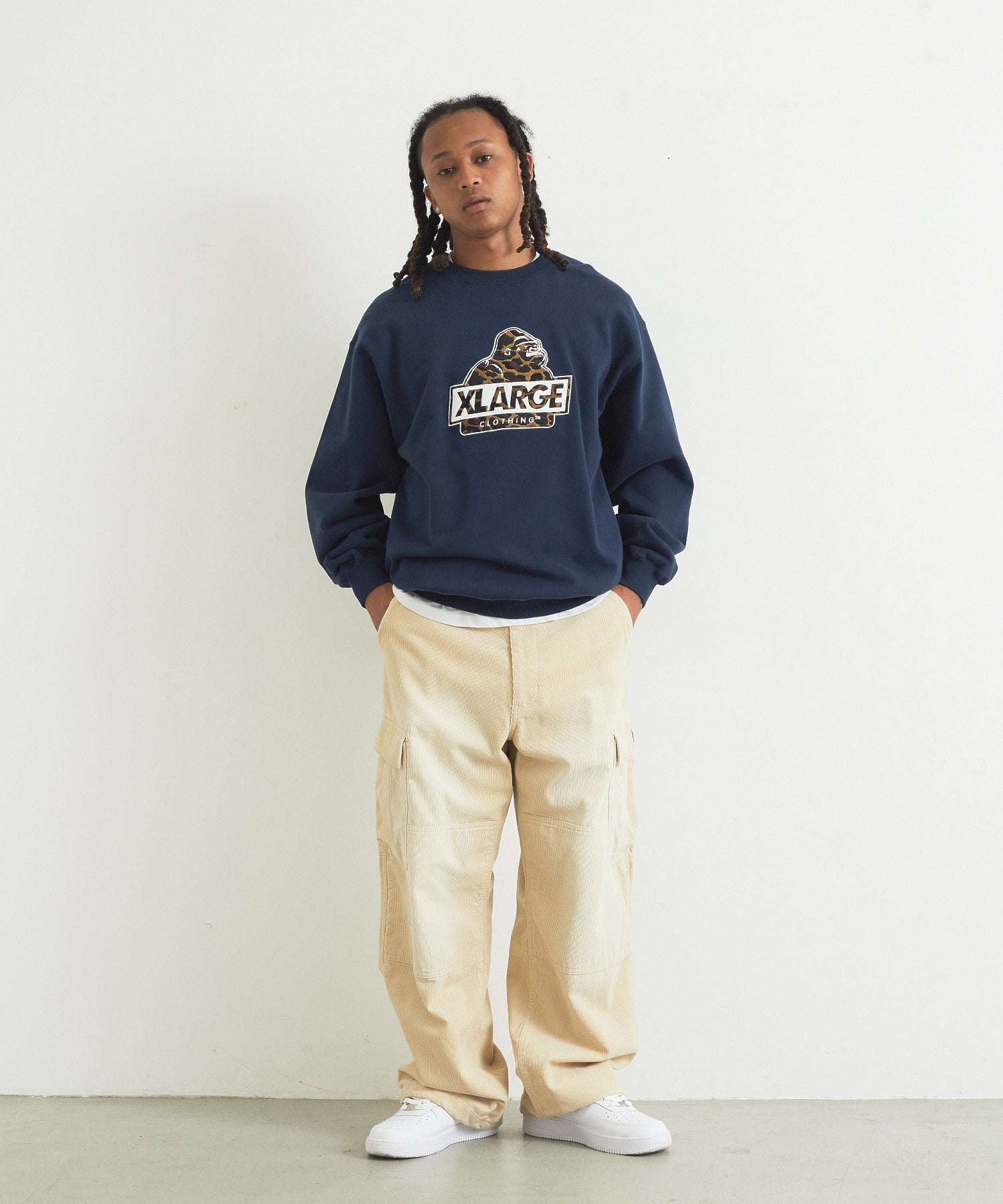 FADED CORDUROY CARGO PANTS