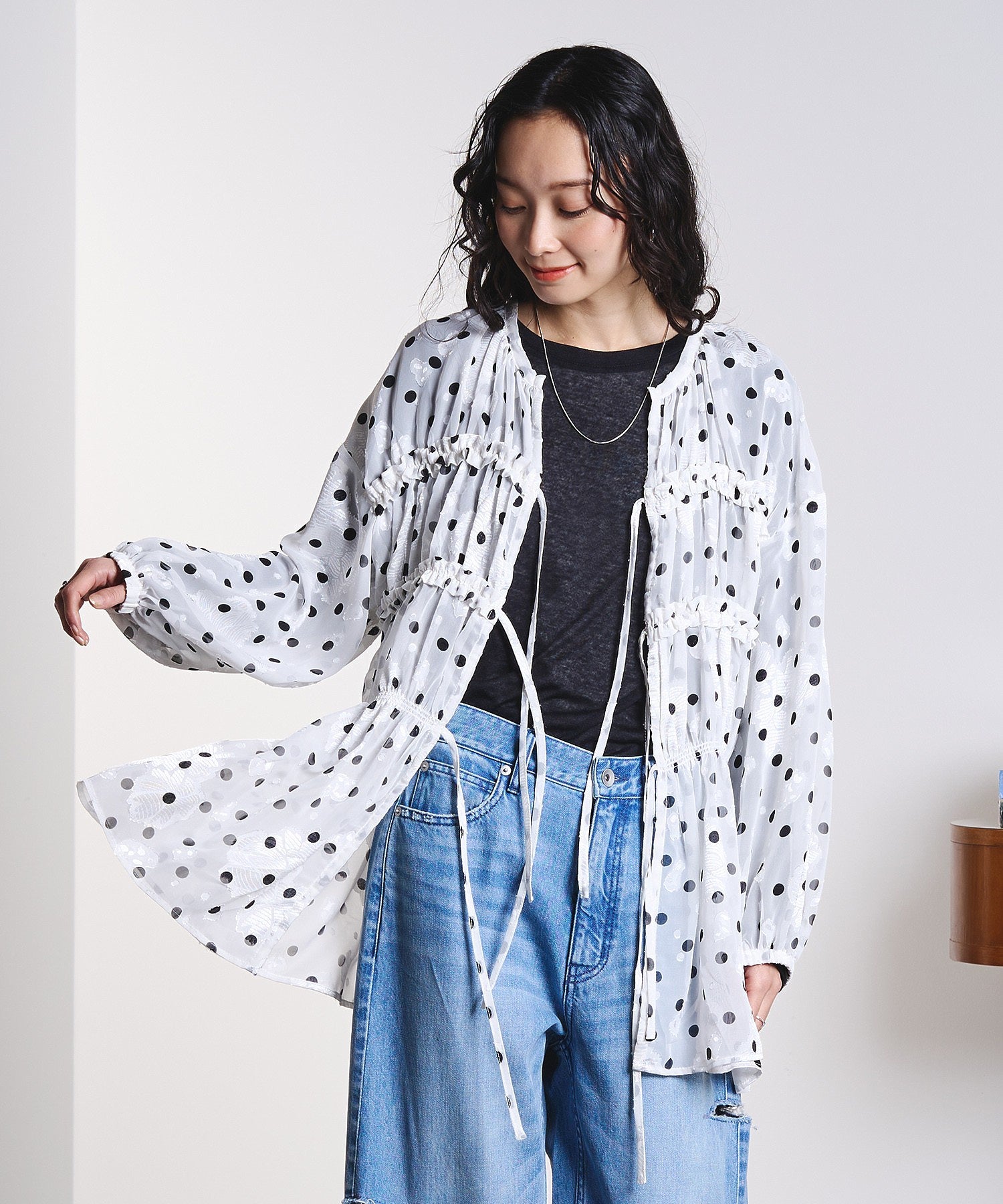 model:161cm 着用サイズ:ONE SIZE