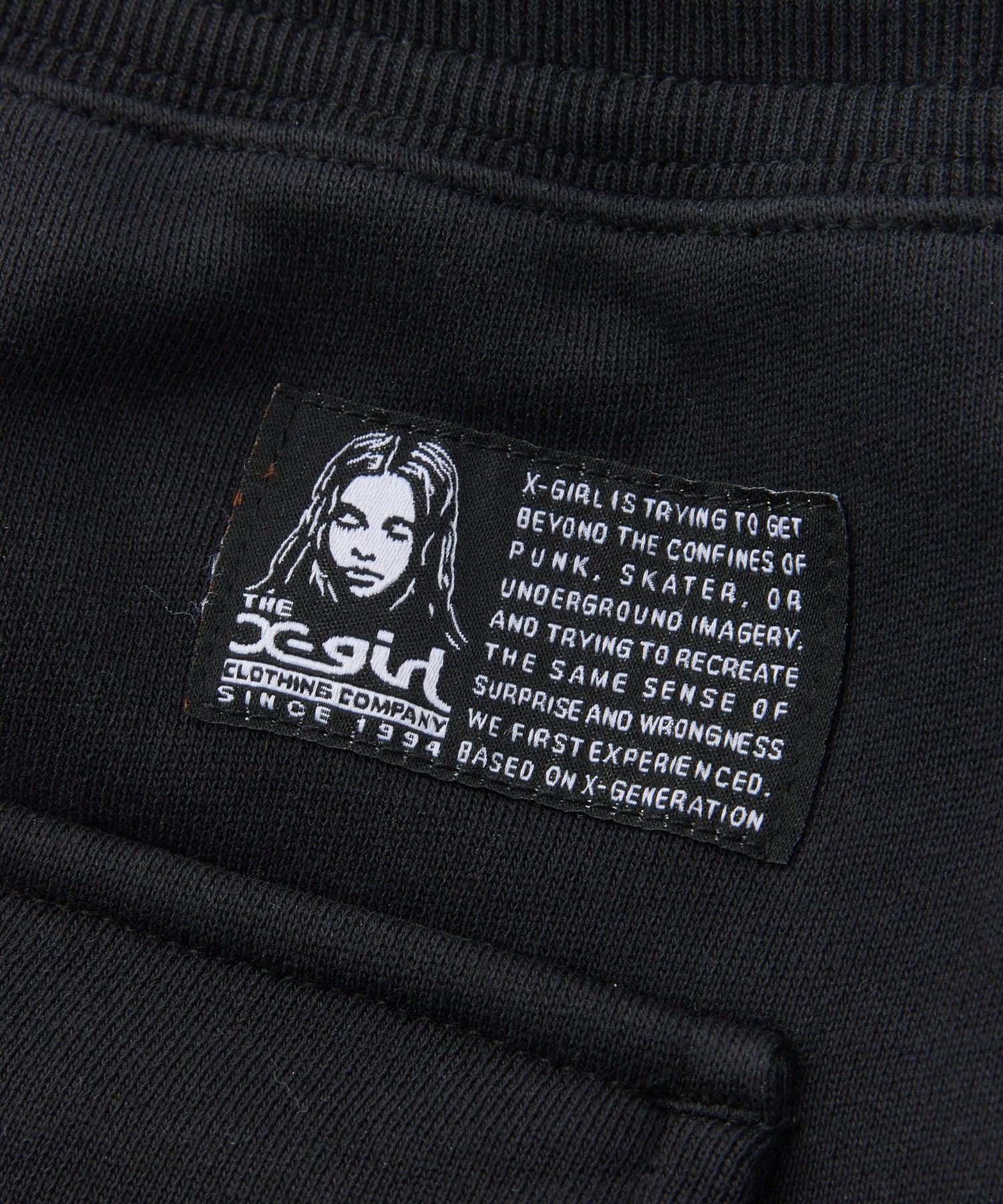 FACE LABEL FLARE SWEATPANTS