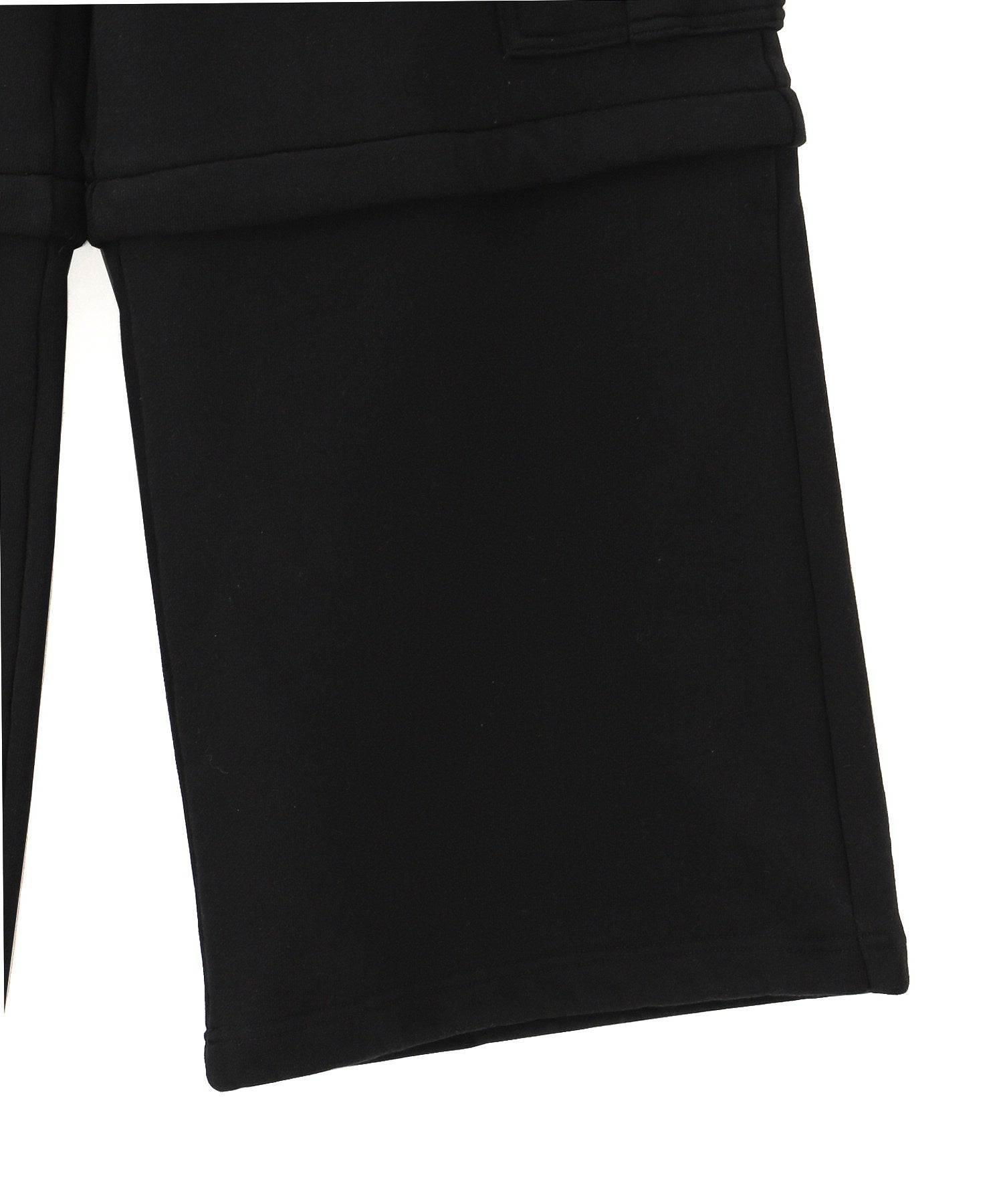 2WAY WIDE LEG CARGO SWEAT PANTS