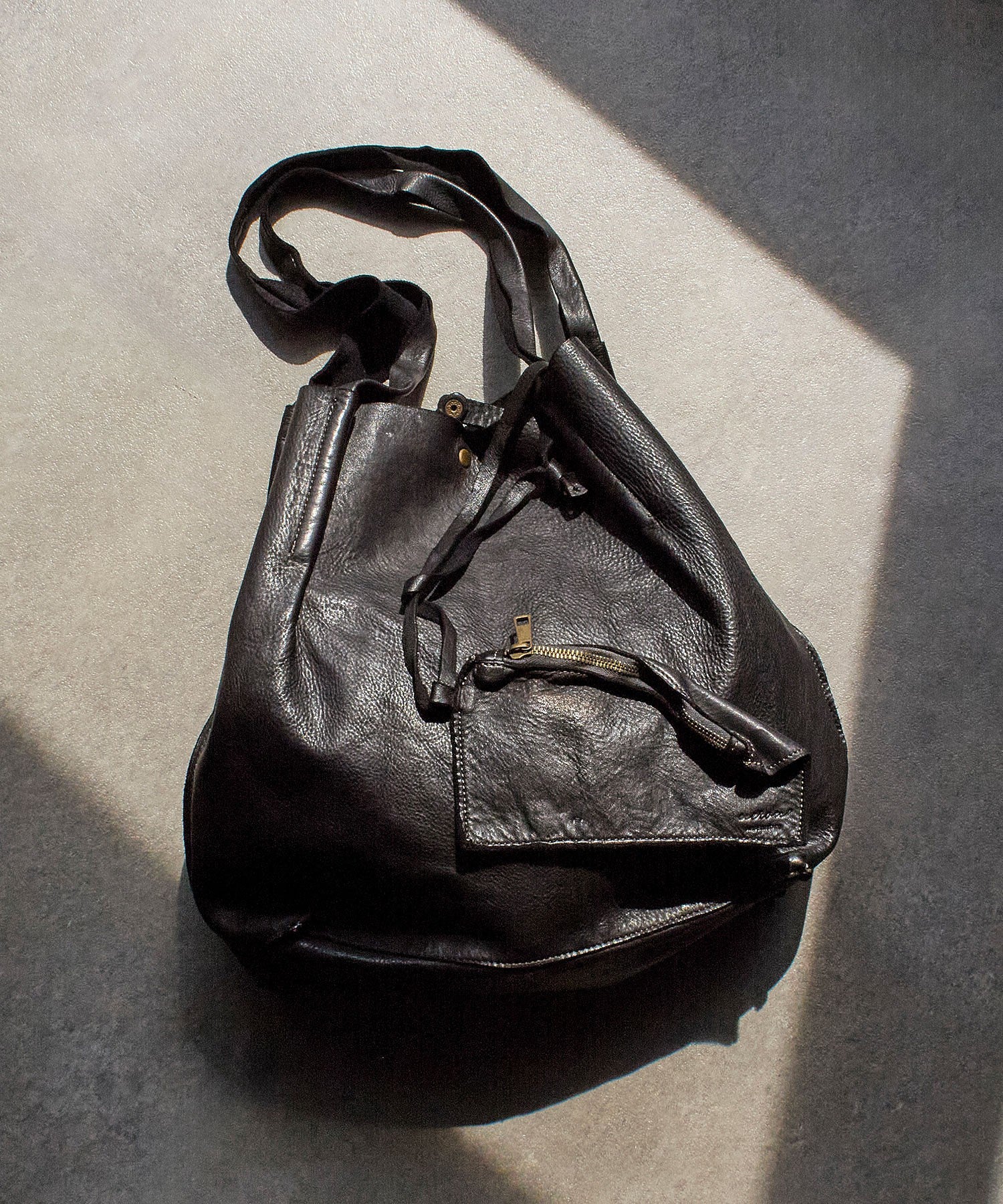 MILLELA FIRENZE/GARMENT DYED TOTER BAG