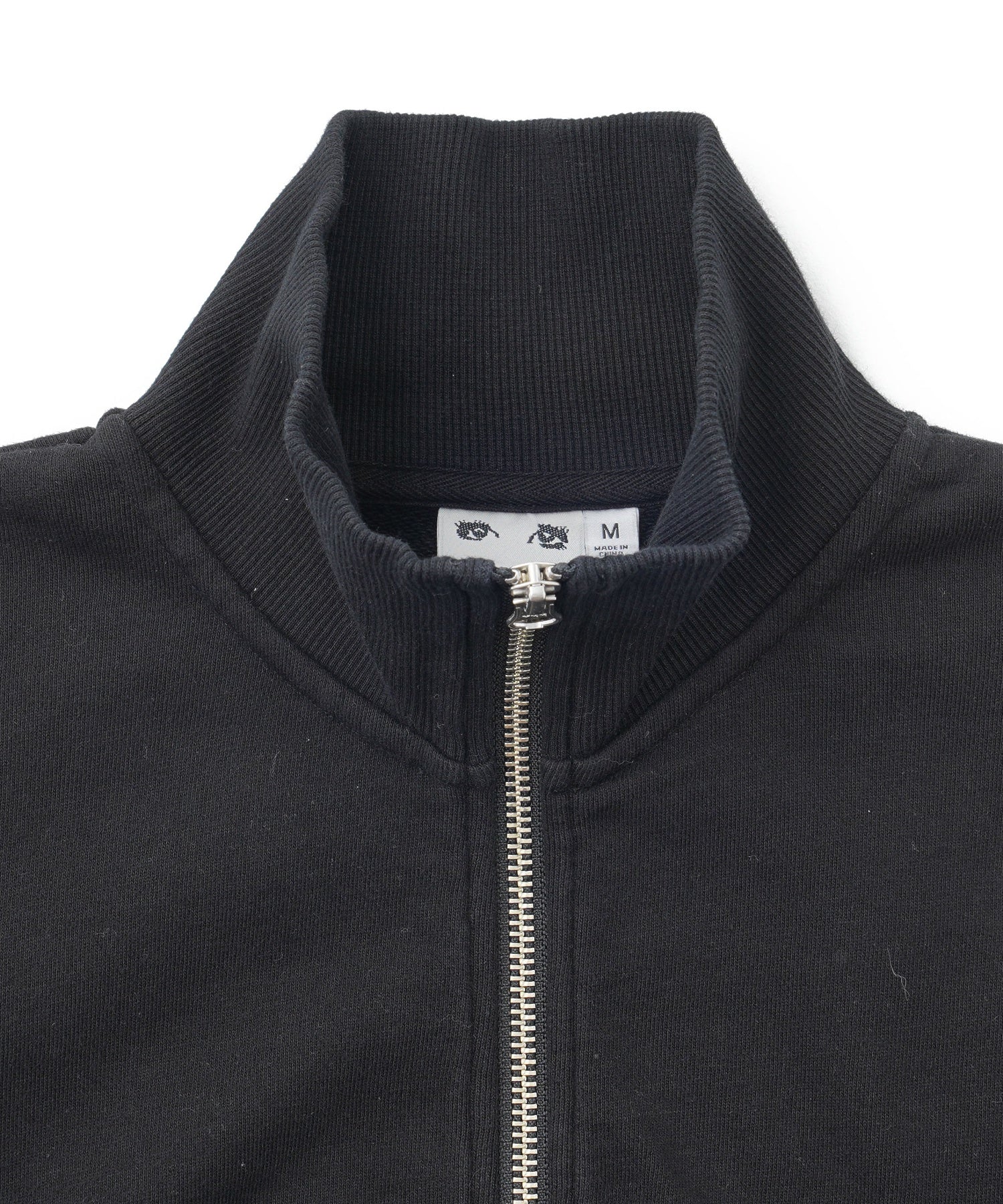 STITCH ZIP UP SWEAT TOP