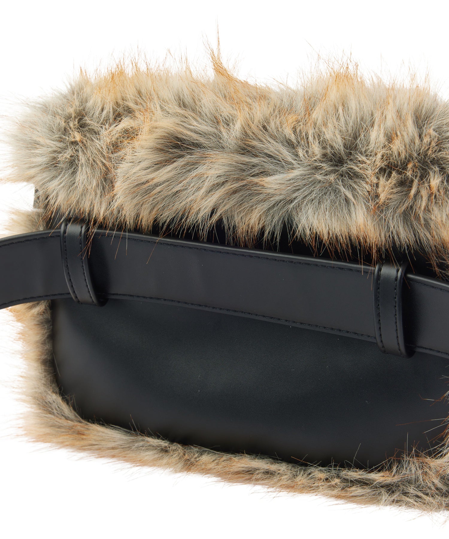MULTI WAY FAUX FUR POCKET BELT