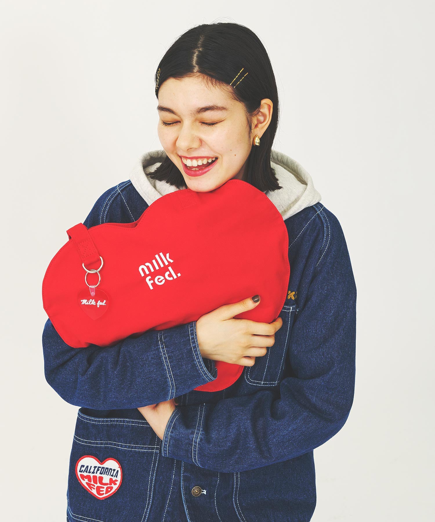 HEART SHAPED TOTE BAG