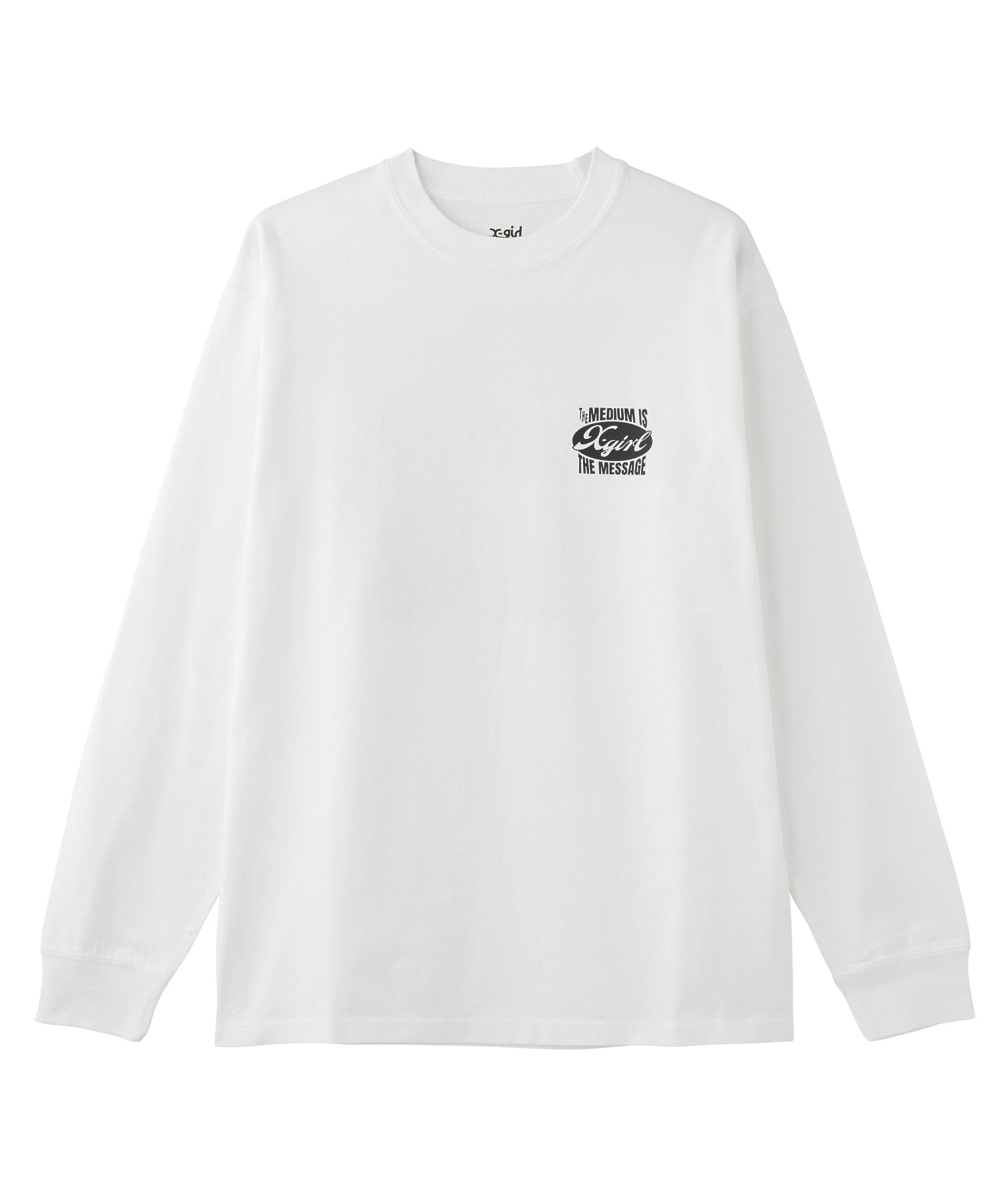 OVAL AND MESSAGE LOGO L/S TEE