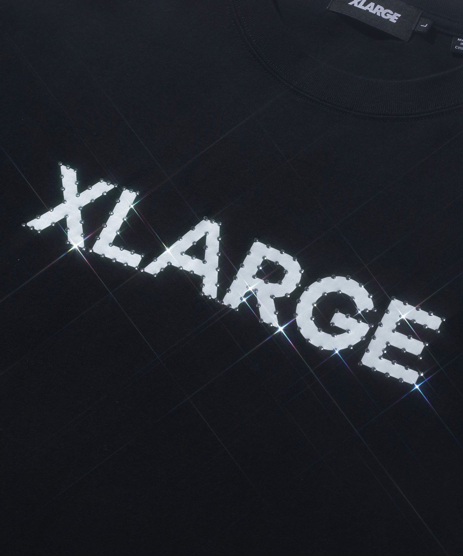 RHINESTONE LOGO S/S TEE