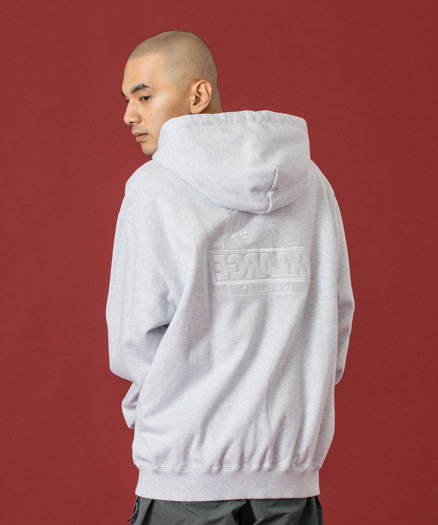 BACKSIDE OG ZIP UP HOODED SWEATSHIRT