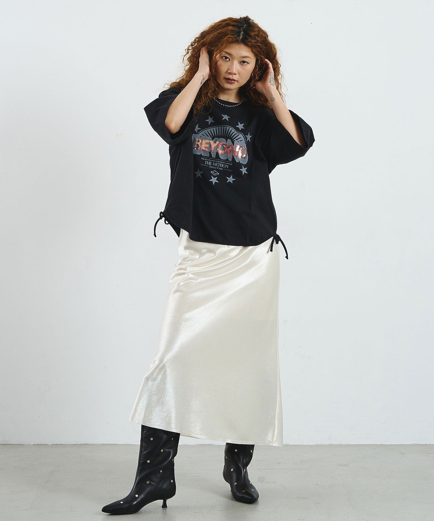 model:168cm 着用サイズ:ONE SIZE