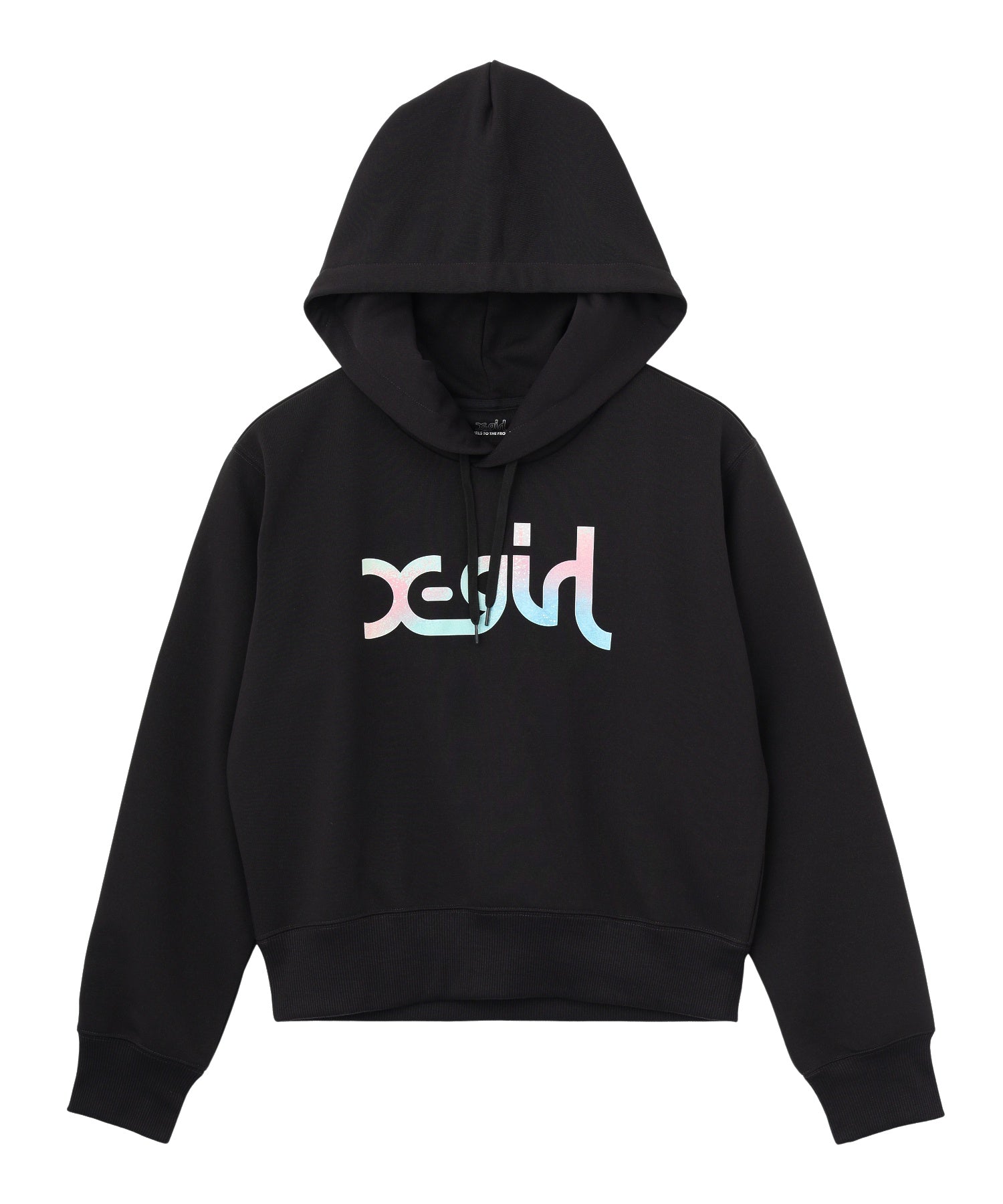 MARBLE LOGO SHORT HOODIE SWEATSHIRT
