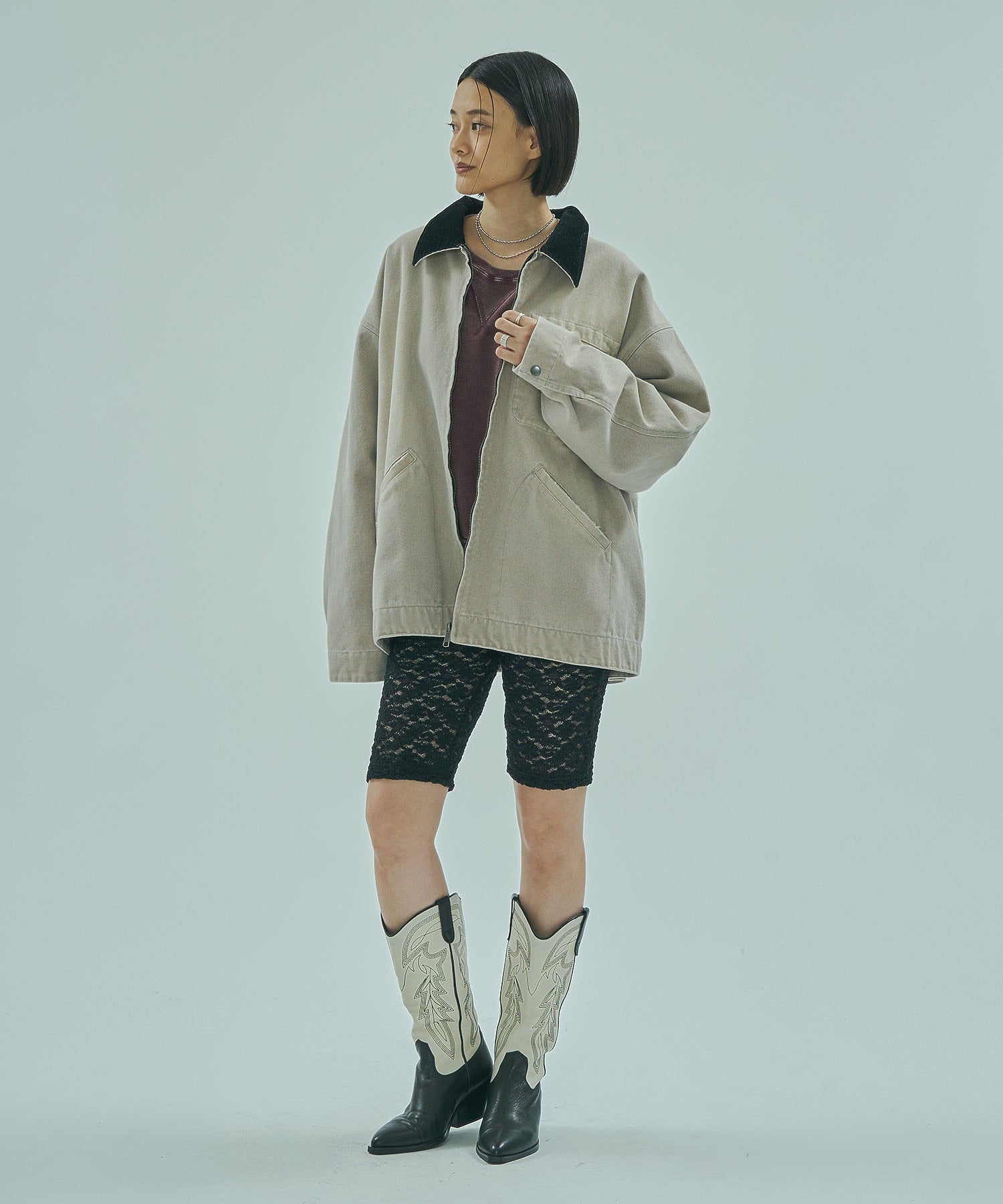 model:163cm 着用サイズ:ONE SIZE