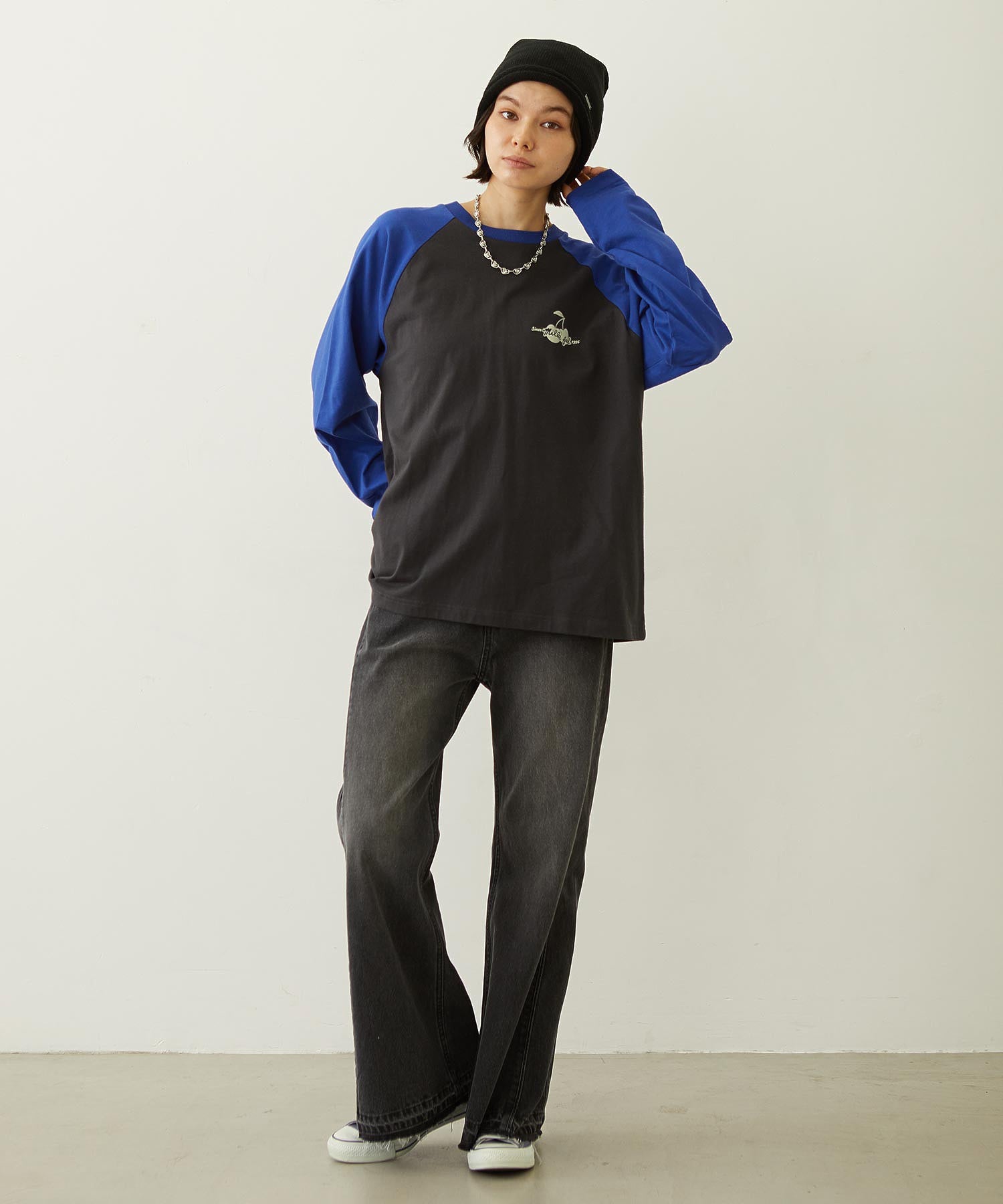 FLARED DENIM PANTS