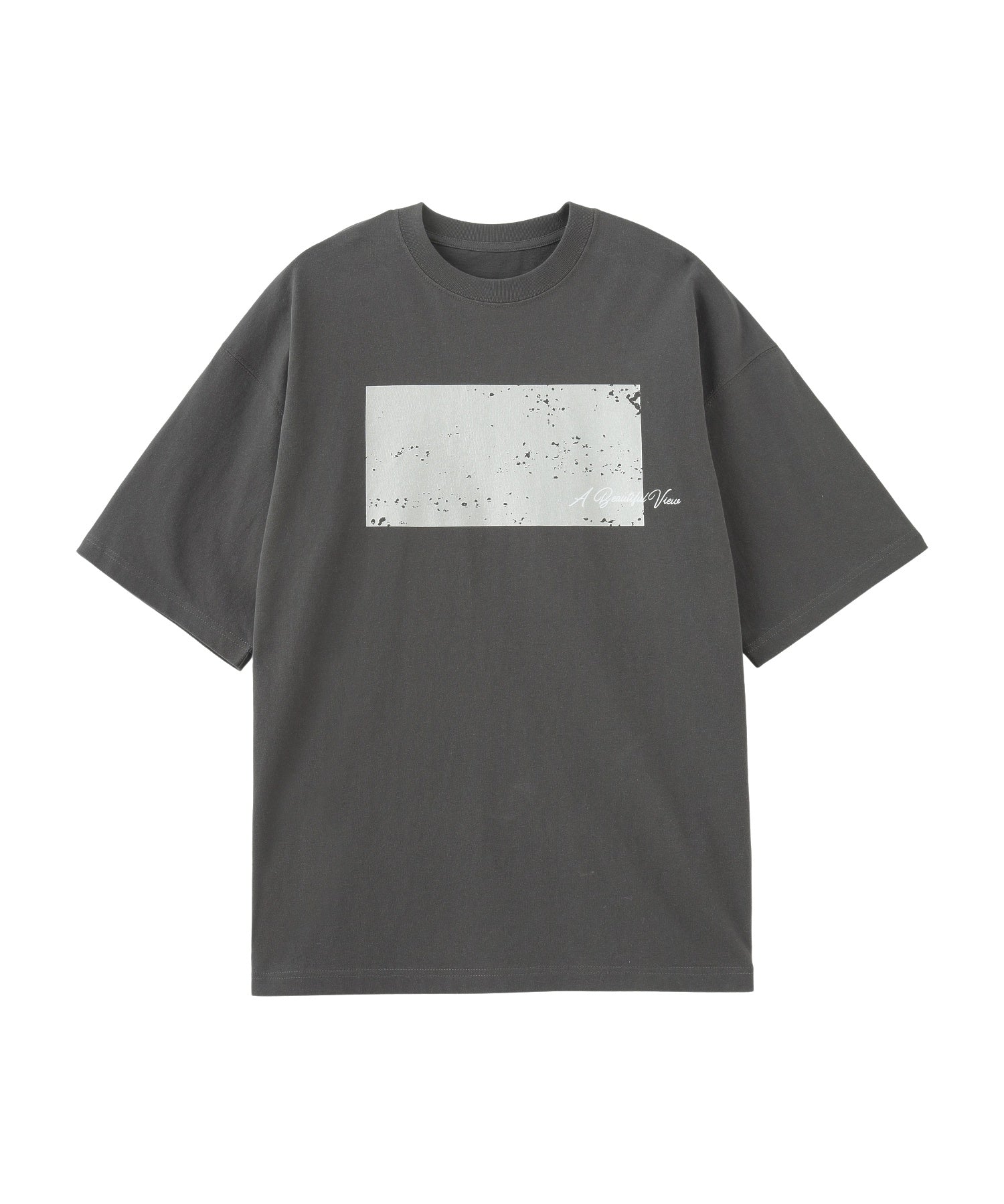 GLITTER PRINT BIG TEE