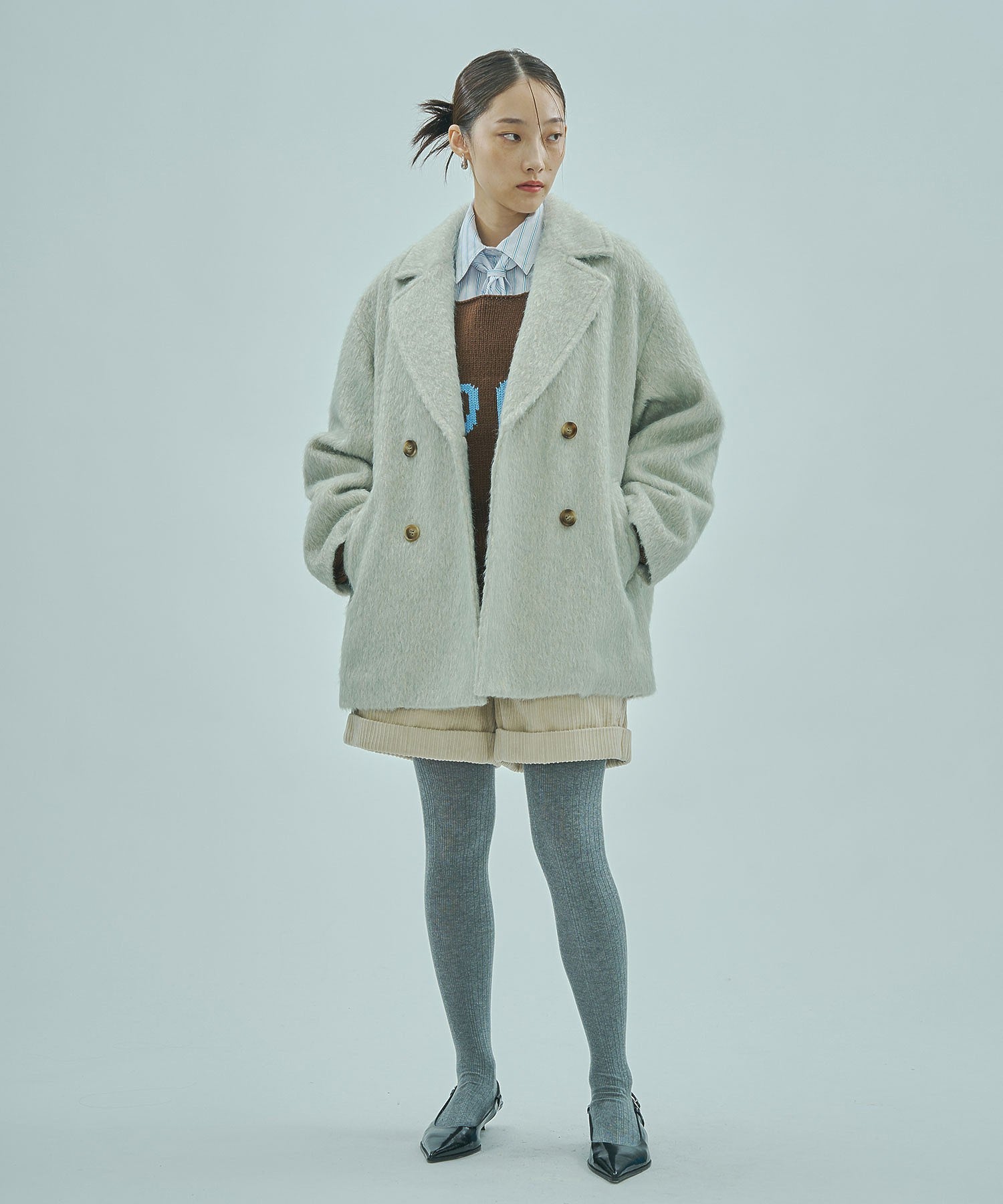 model:163cm 着用サイズ:S