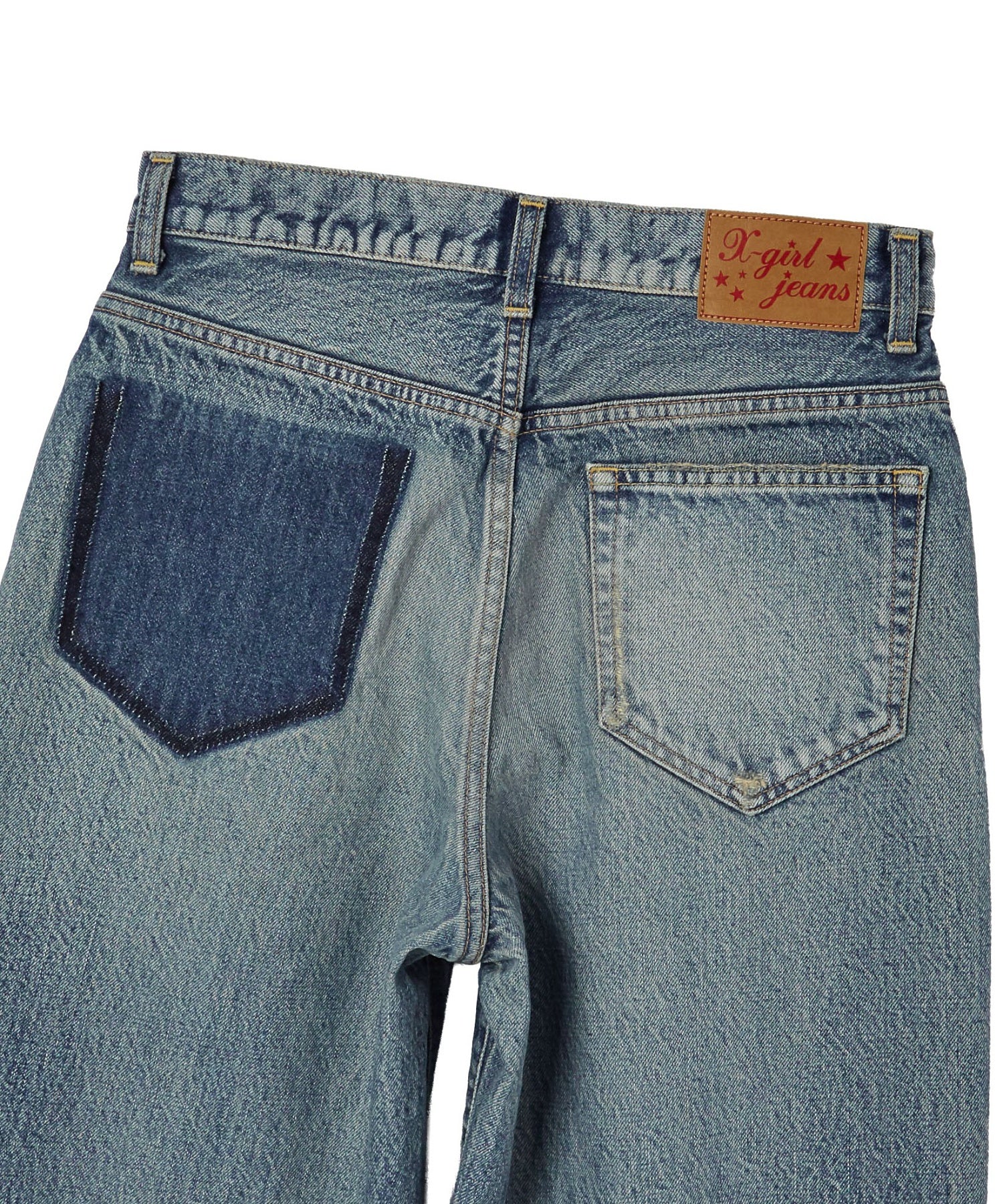 WIDE LEG DENIM PANTS