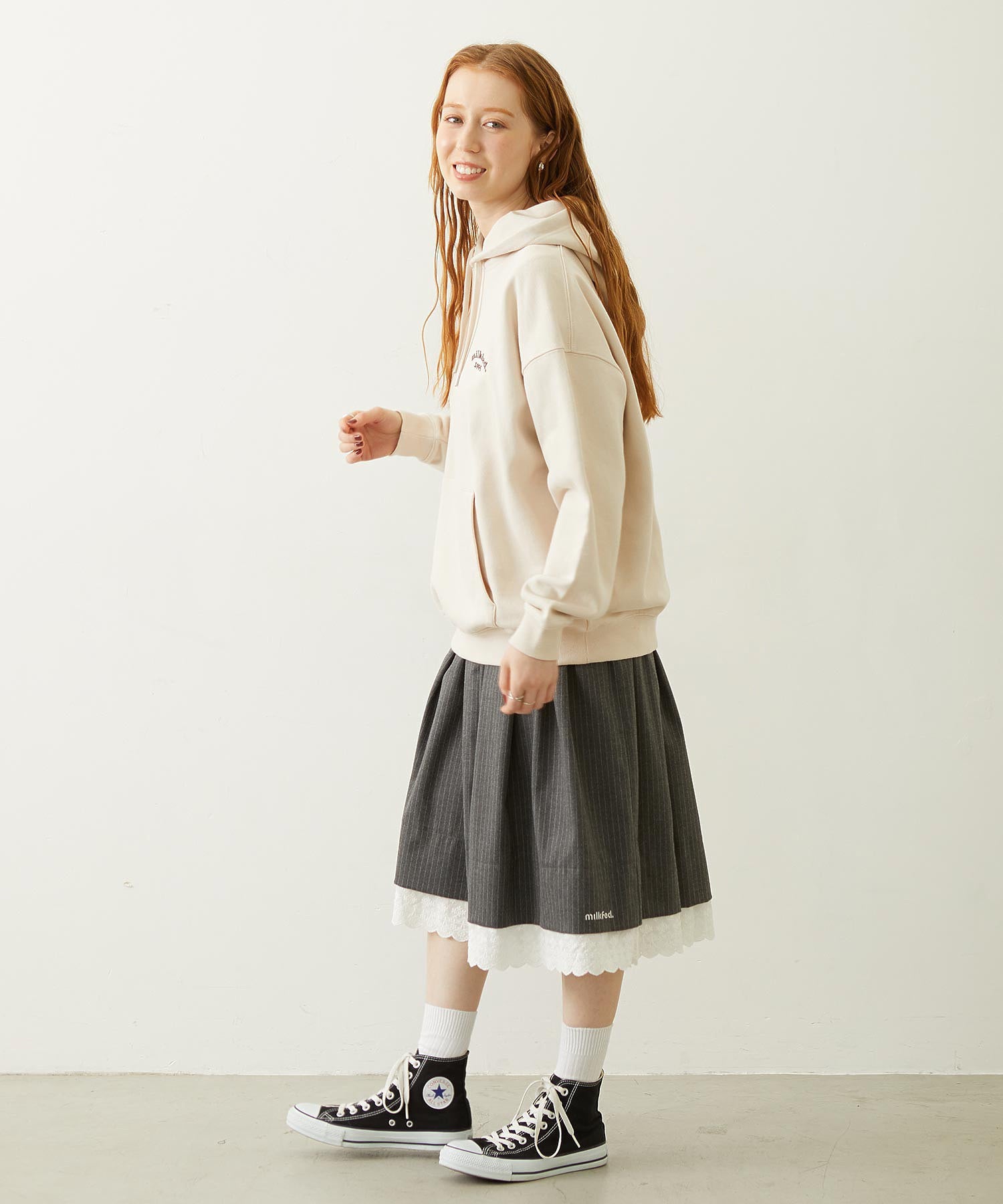 COOPER ARCH LOGO SWEAT HOODIE