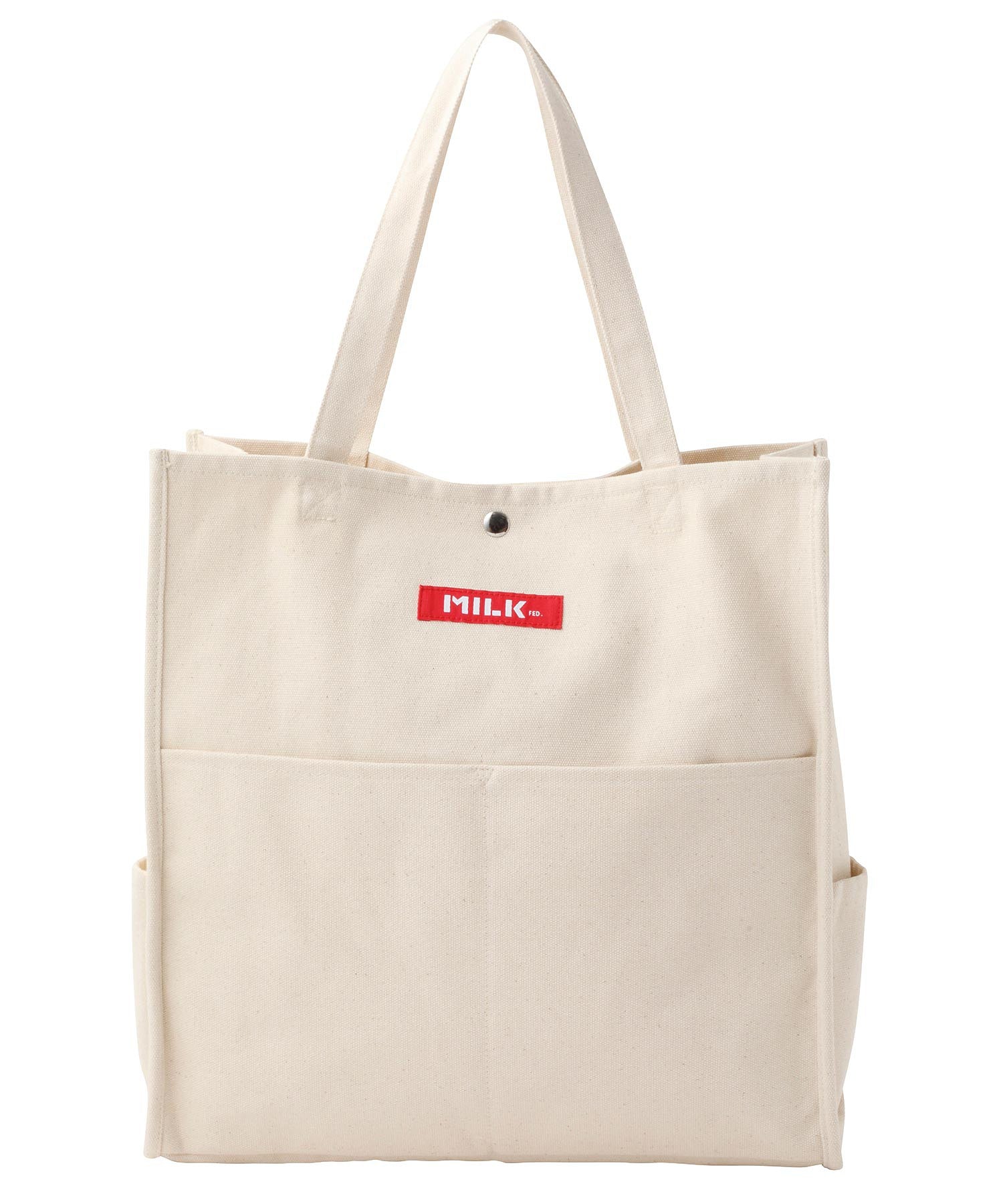 PIPING SQUARE TOTE COOPER LOGO MILKFED.