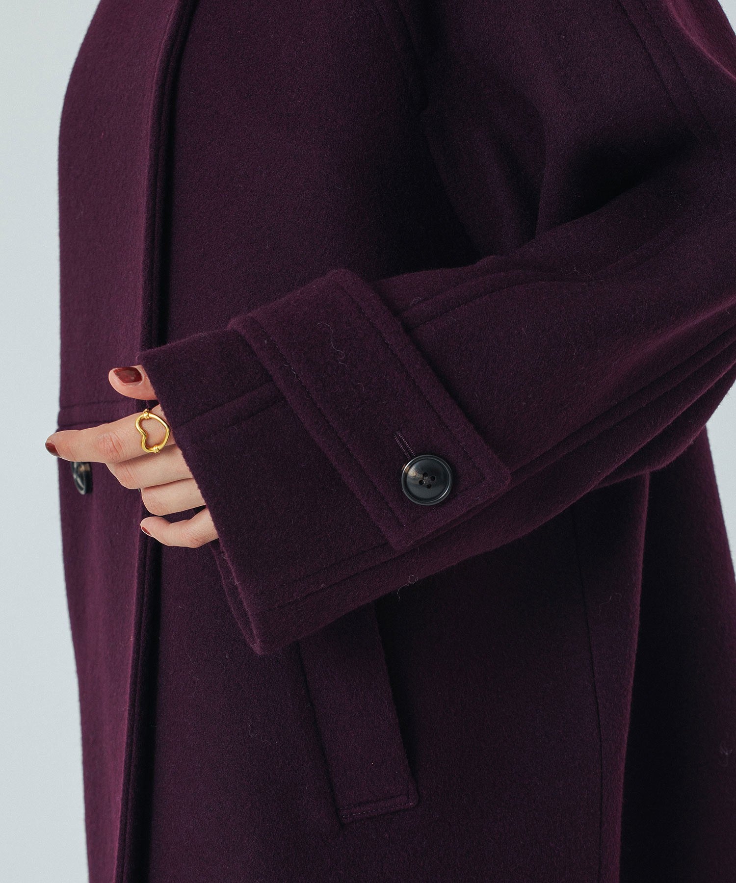 STAND COLLAR COAT