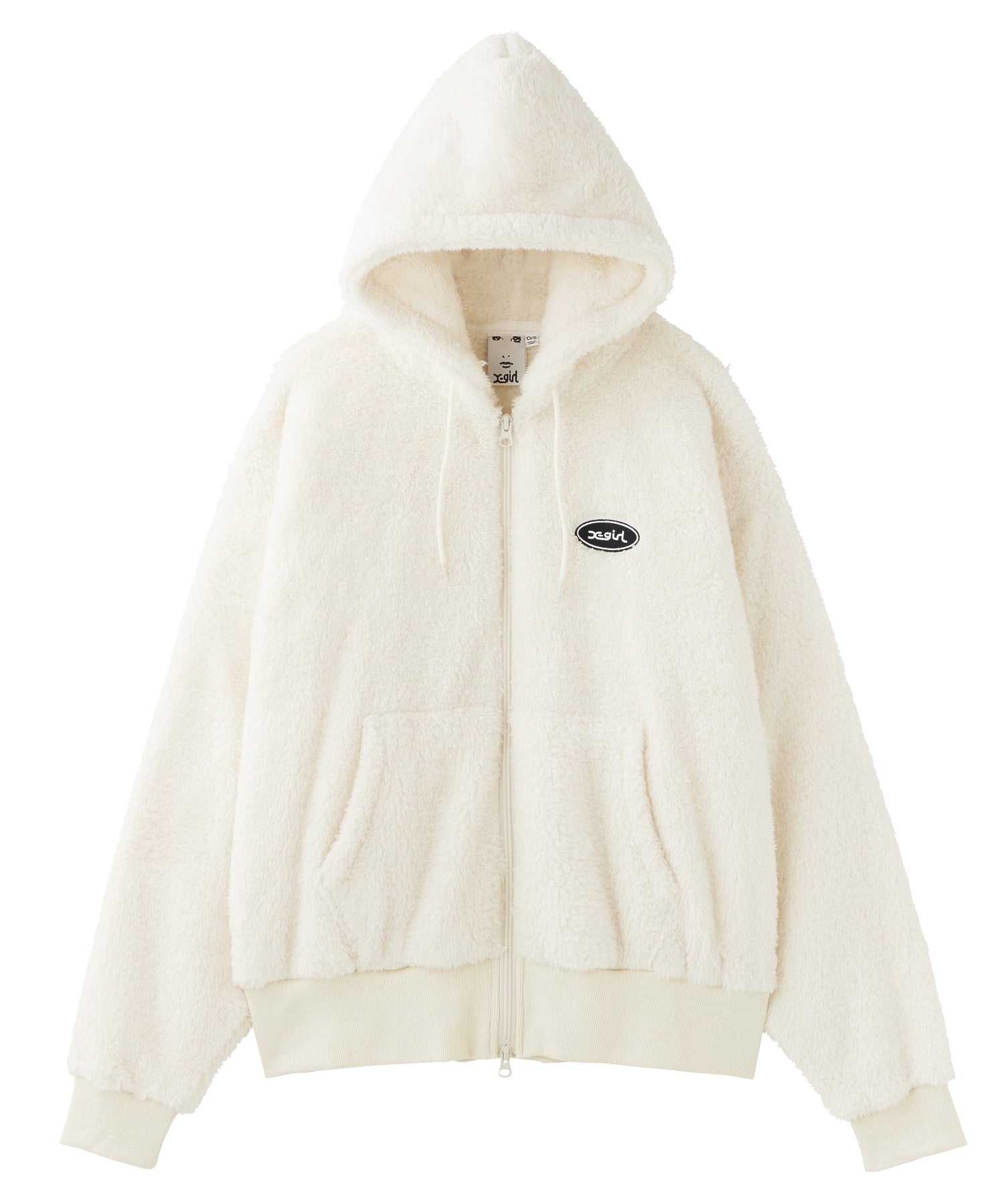 FLUFFY ZIP UP HOODIE