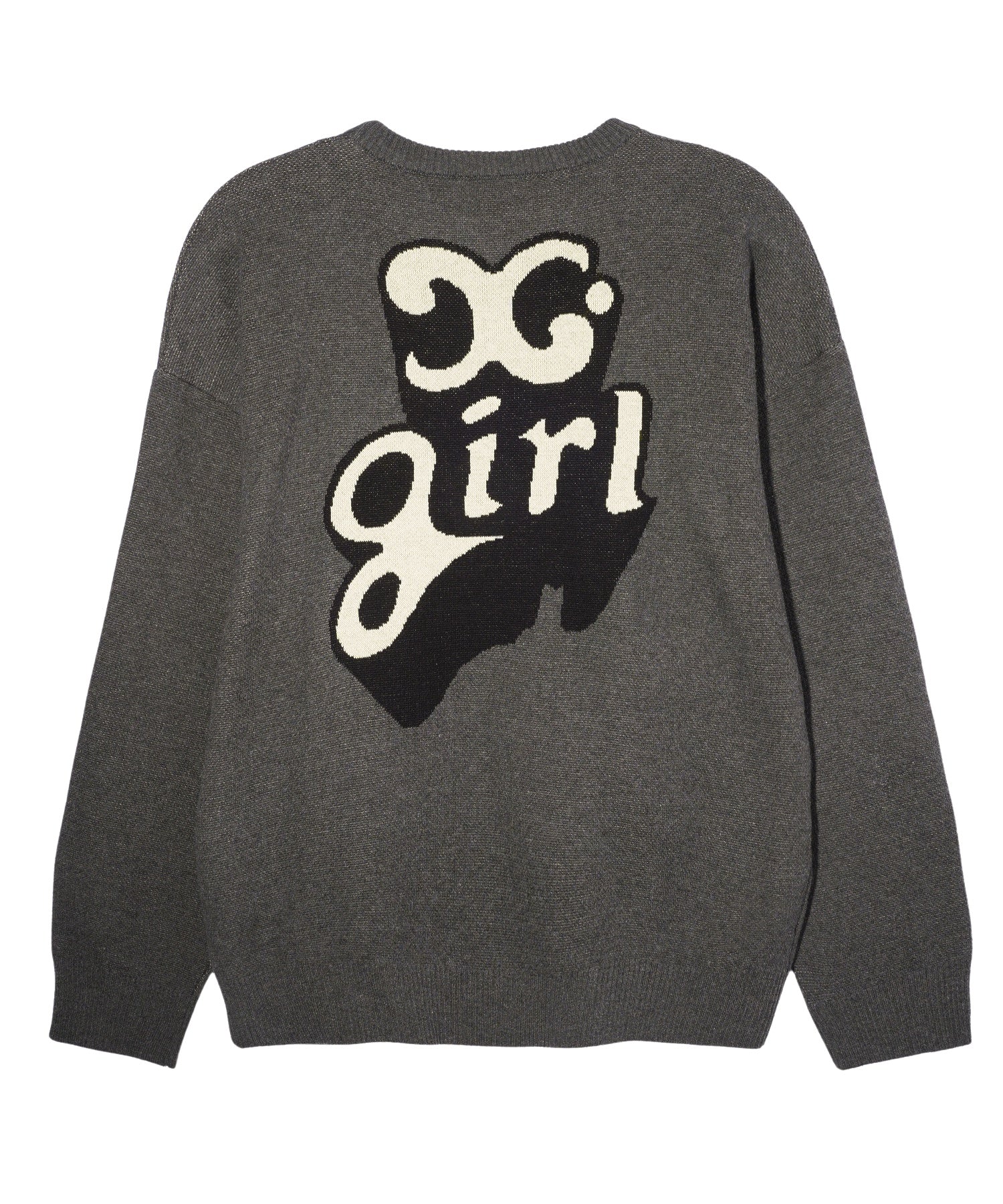 POP LOGO JACQUARD KNIT TOP