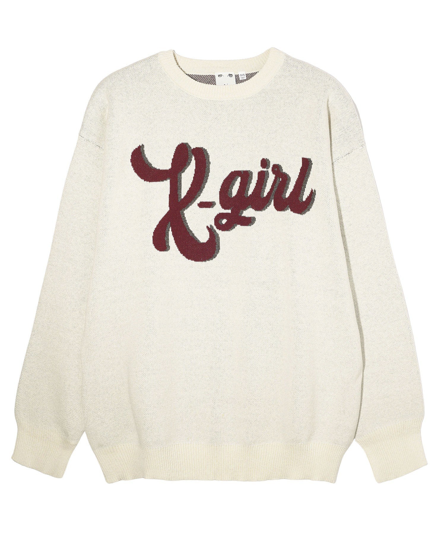 LOGO JACQUARD KNIT TOP