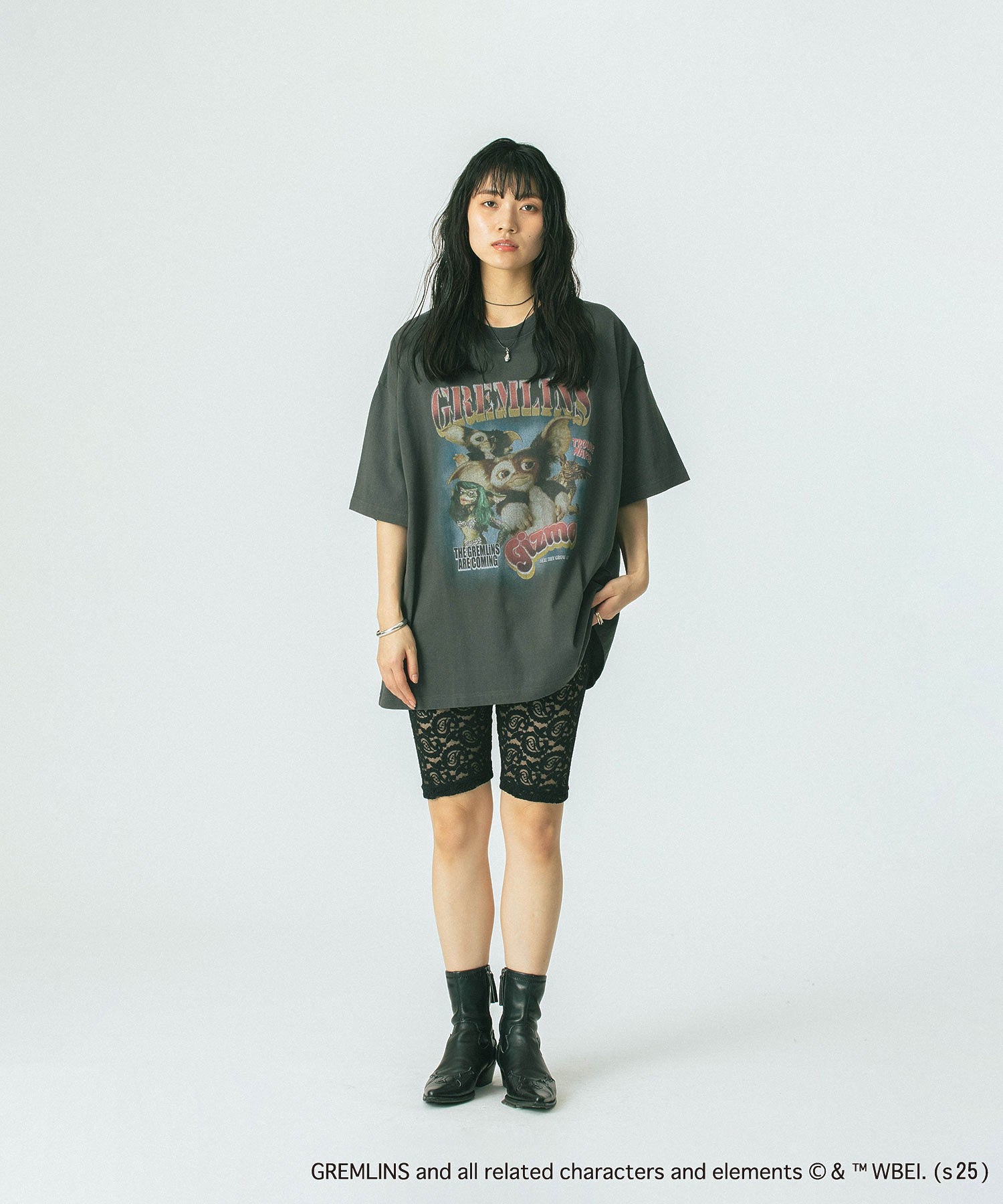 【WEB・一部店舗限定/ROSE BUD LIMITED】GREMLINS  BIG TEE